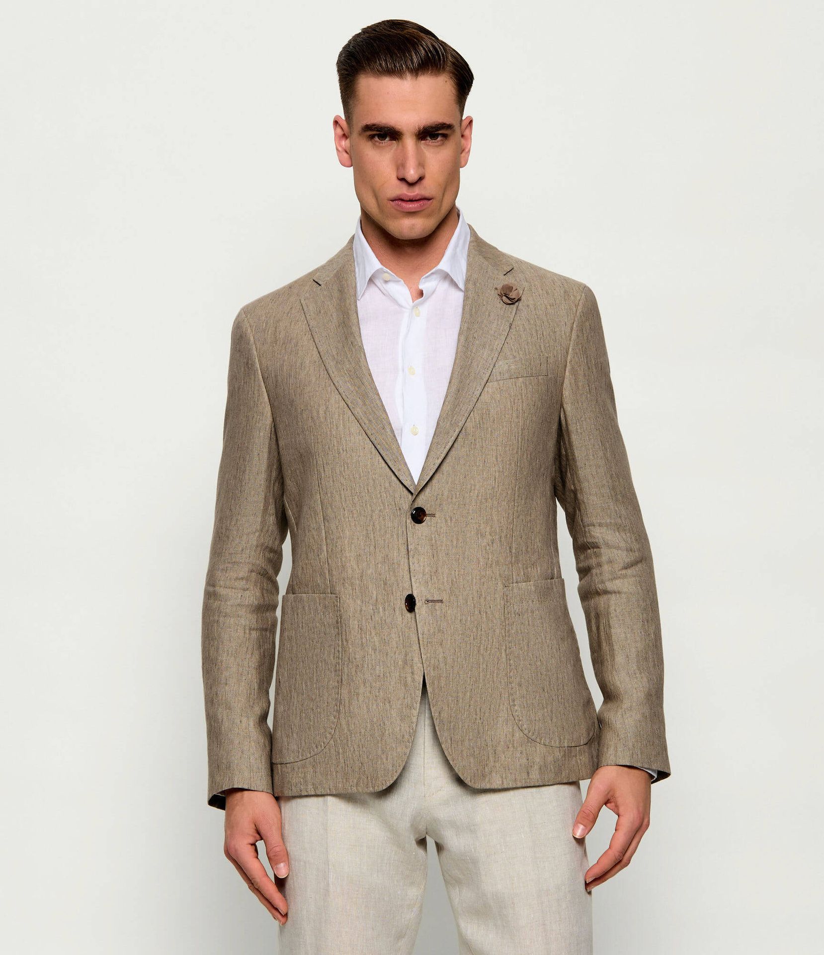 Joop! Lniana marynarka Hoverest Slim Fit