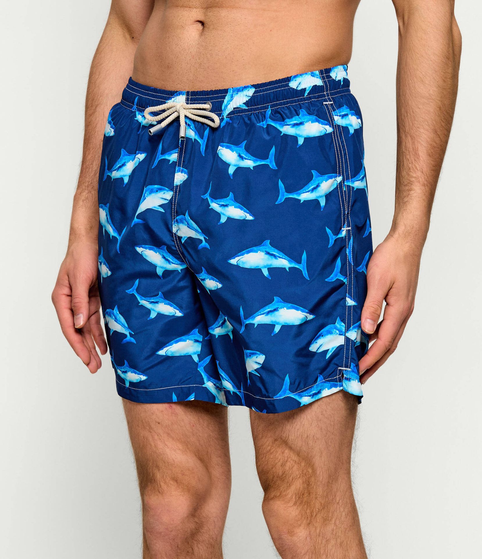 ST.Barth Szorty kąpielowe LIGHTING SHARK Regular Fit