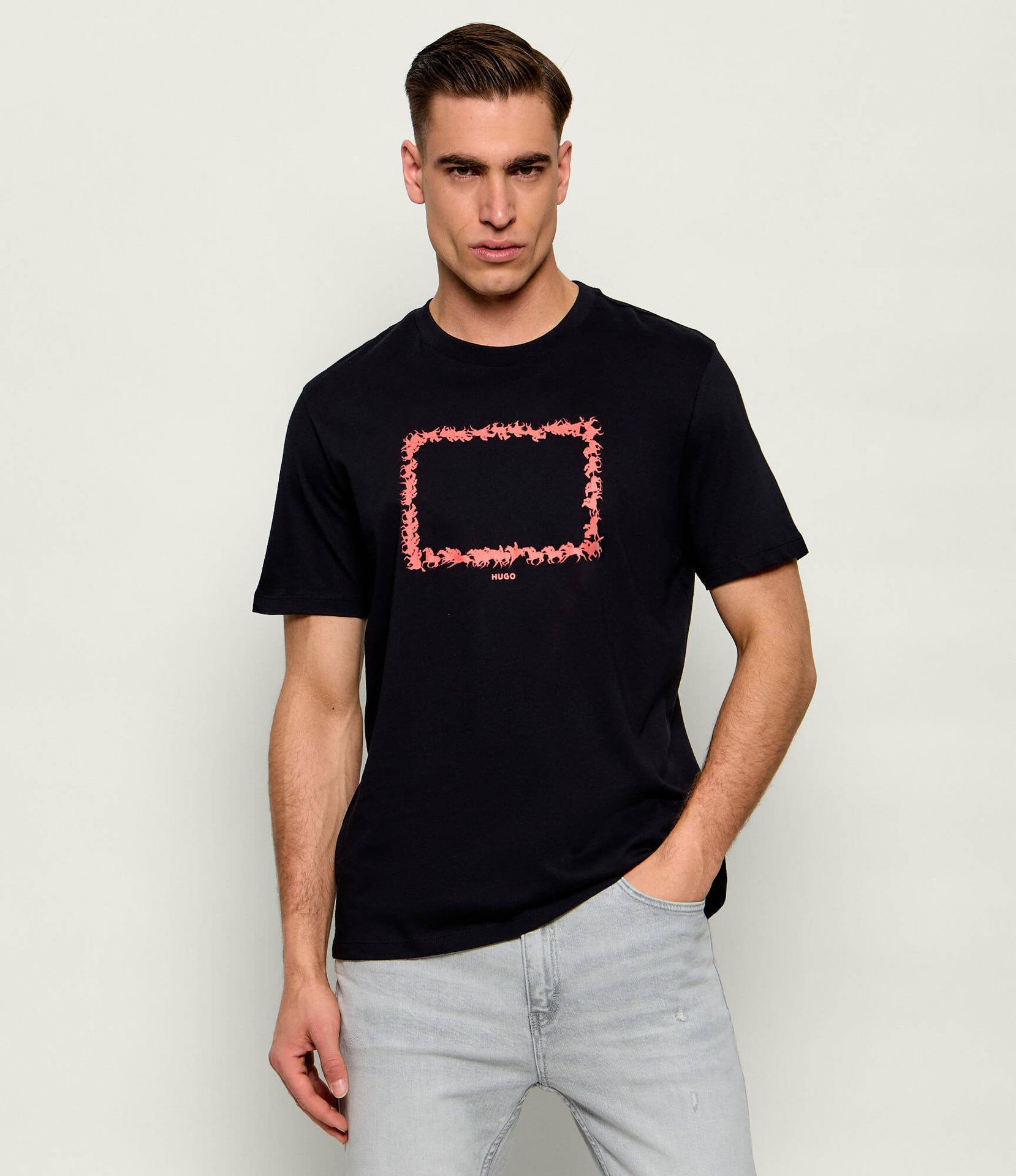 HUGO T-shirt Duhorse Regular Fit