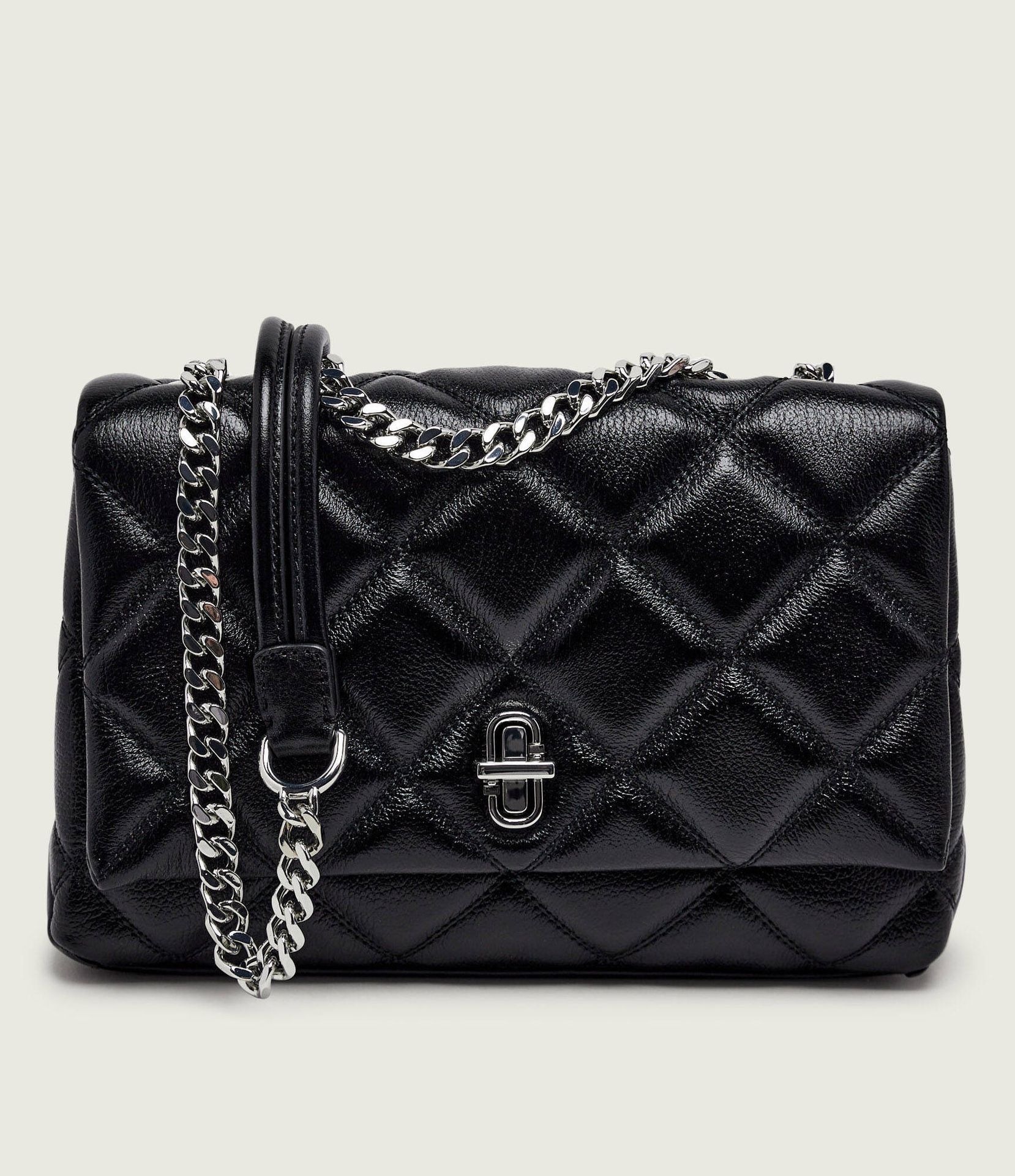 Marc Jacobs Skórzana torebka na ramię THE SLIM DUAL CHAIN SHOULDER