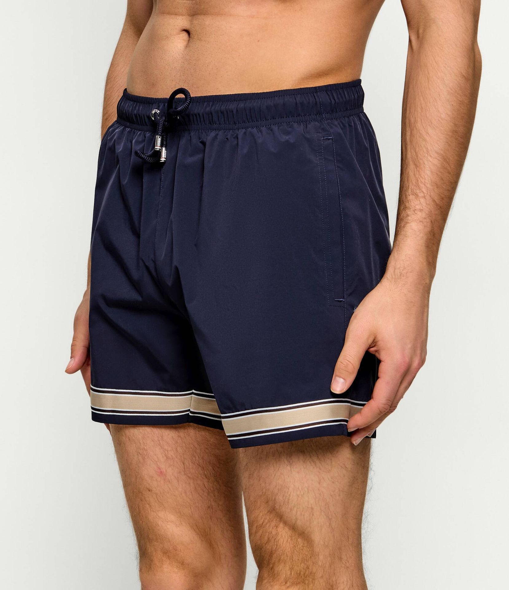 BOSS BLACK Szorty kąpielowe Resort_Tape Regular Fit