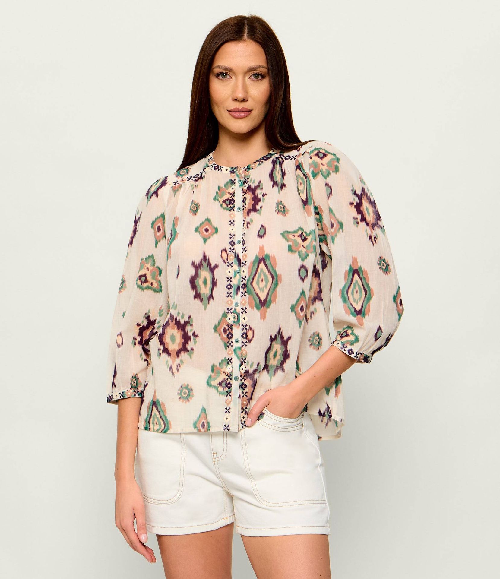 Ba&sh Koszula ODELIE Relaxed fit