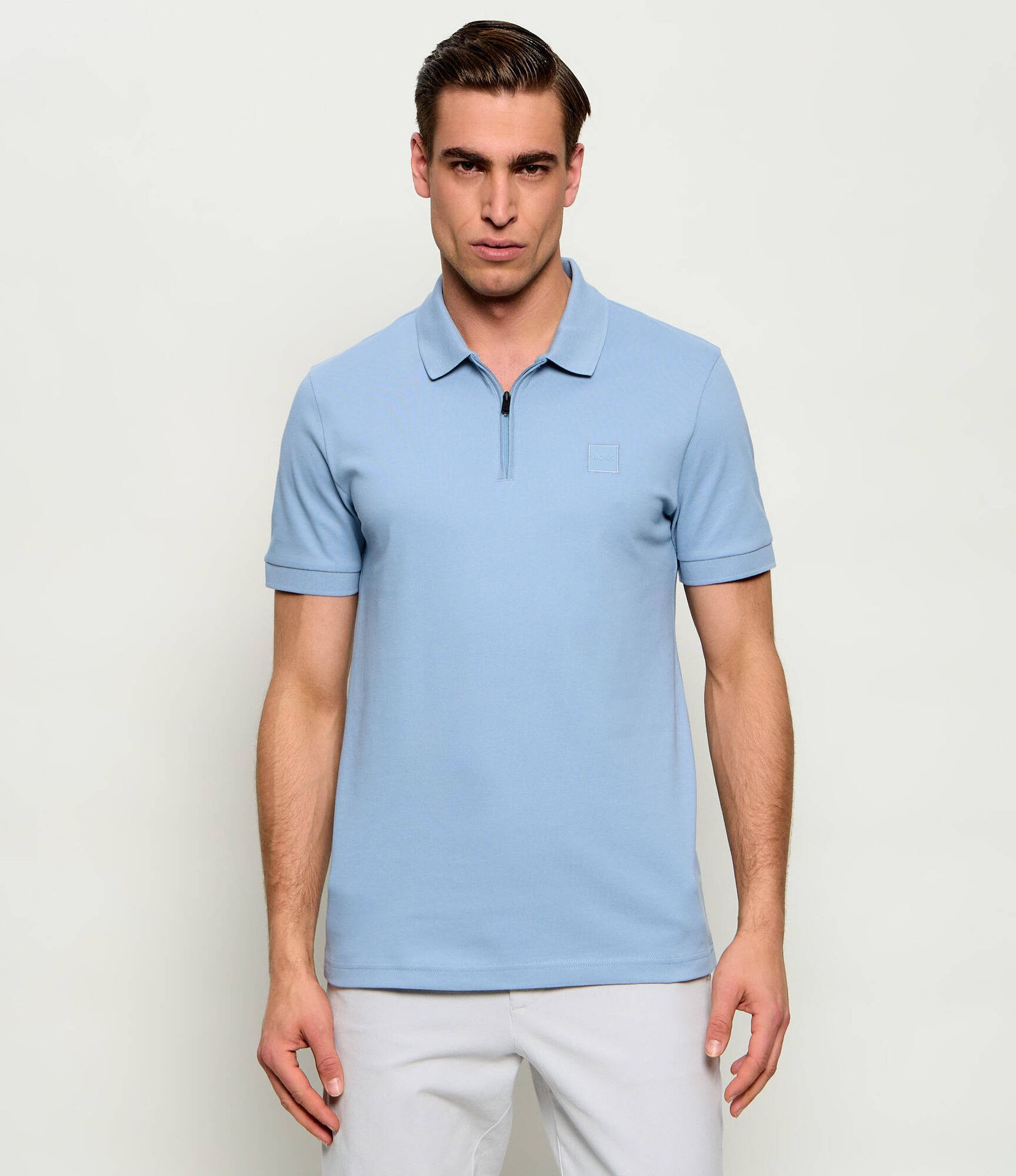 BOSS ORANGE Polo Passerzip Slim Fit