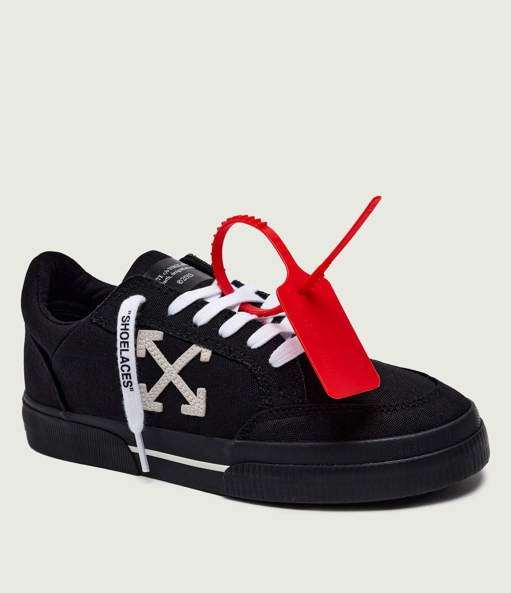 OFF-WHITE Tenisówki z dodatkiem skóry