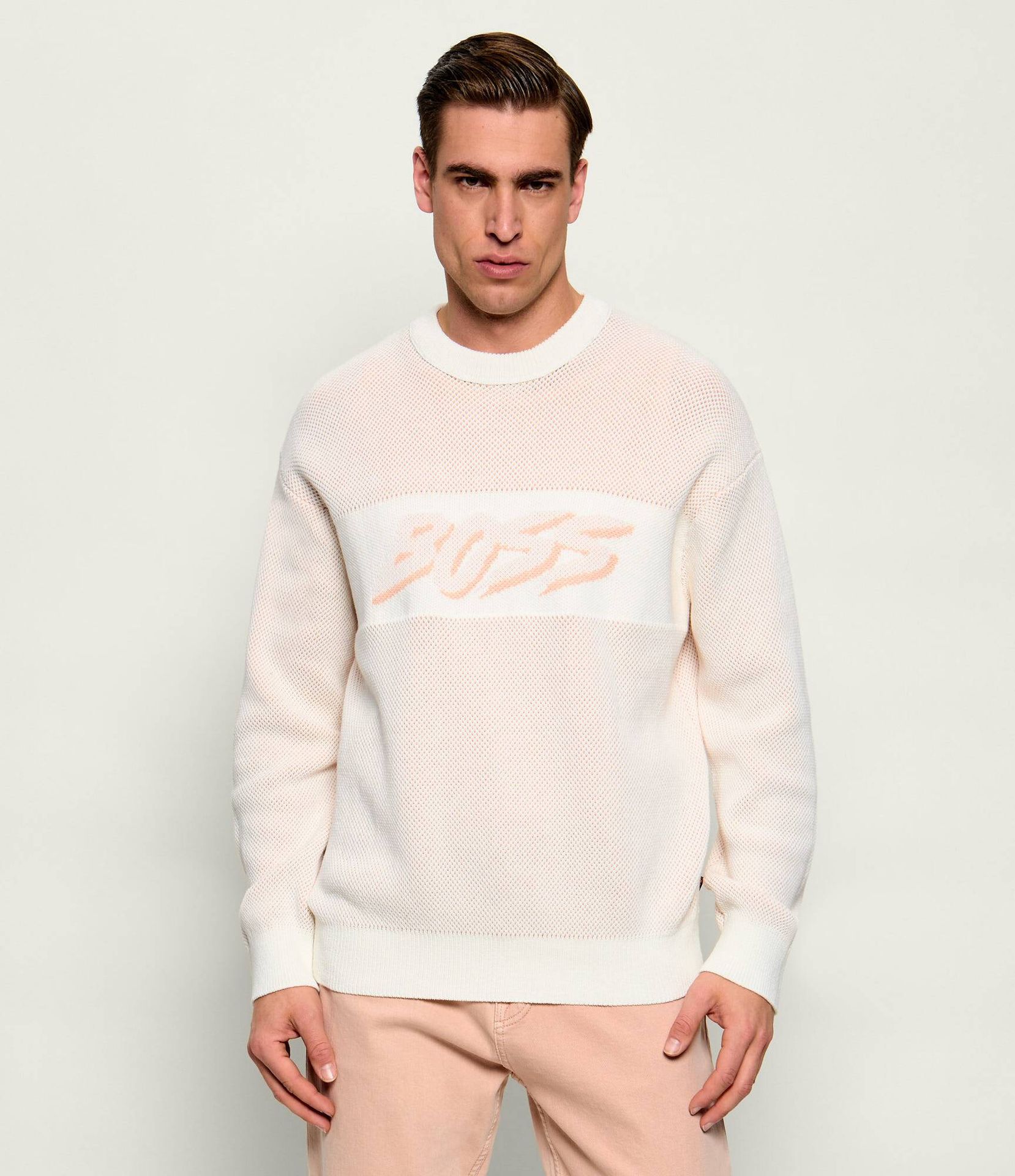 BOSS ORANGE Sweter Kaywatch Loose fit