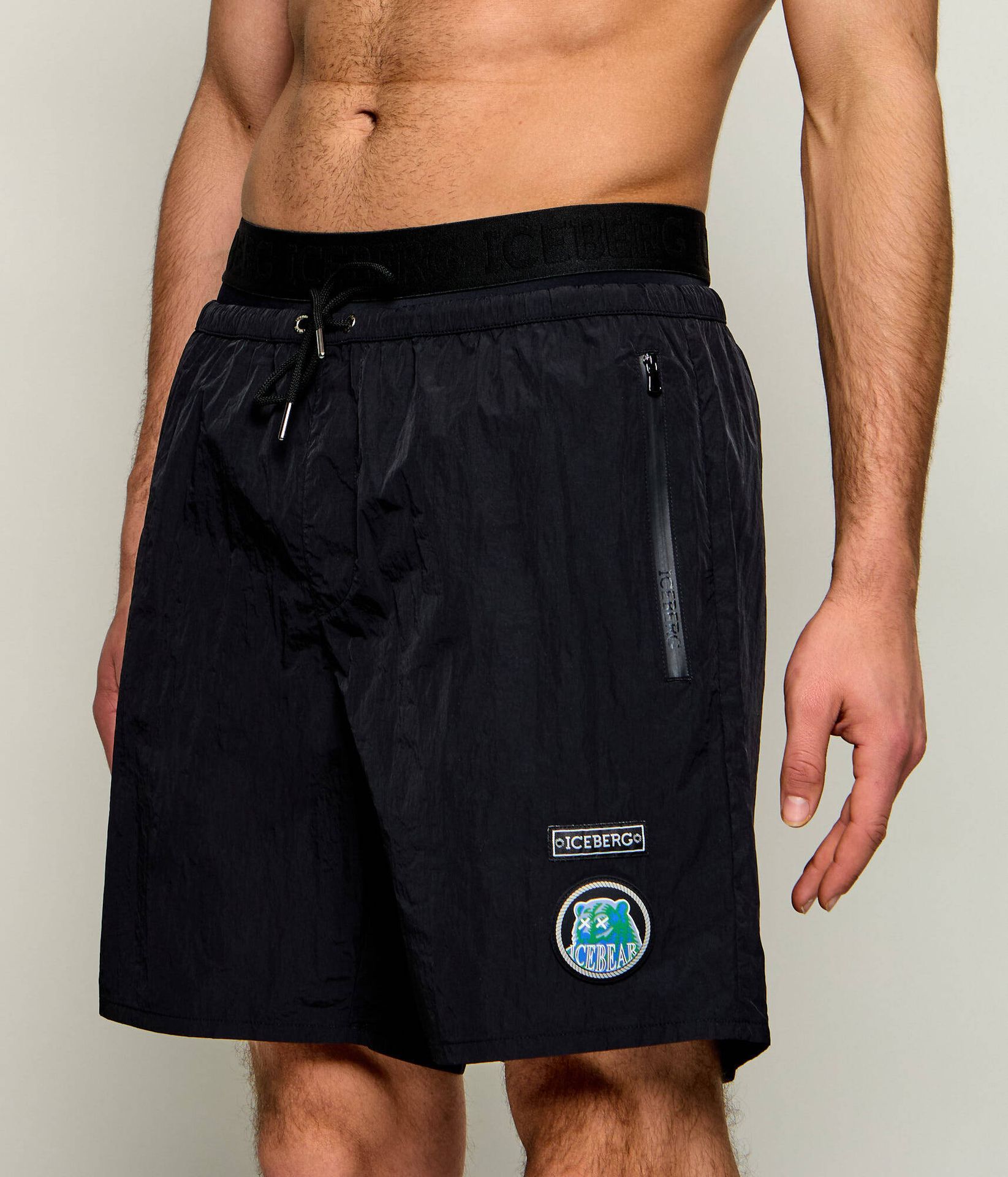 Iceberg Szorty kąpielowe Regular Fit