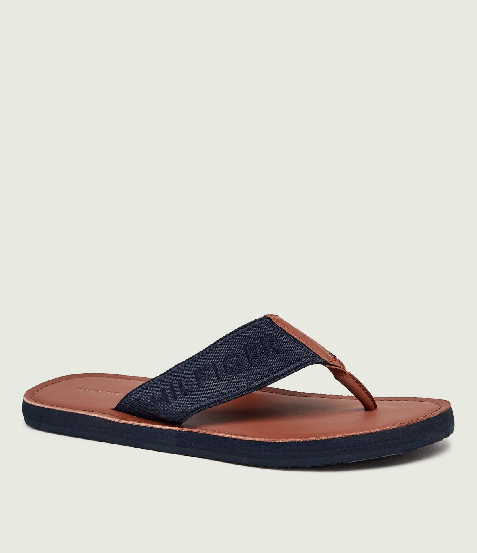 Tommy Hilfiger Japonki z dodatkiem skóry
