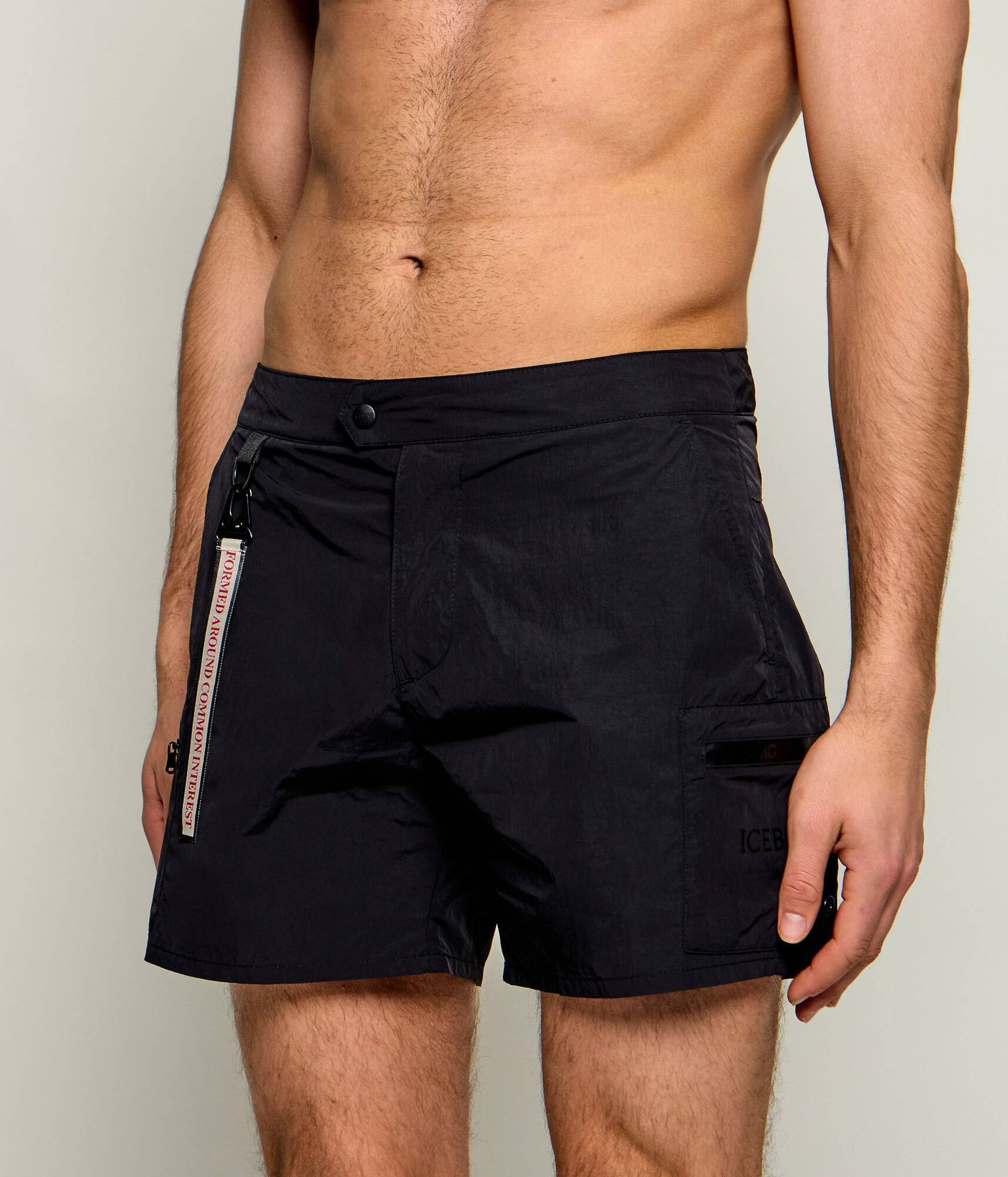 Iceberg Szorty kąpielowe Regular Fit
