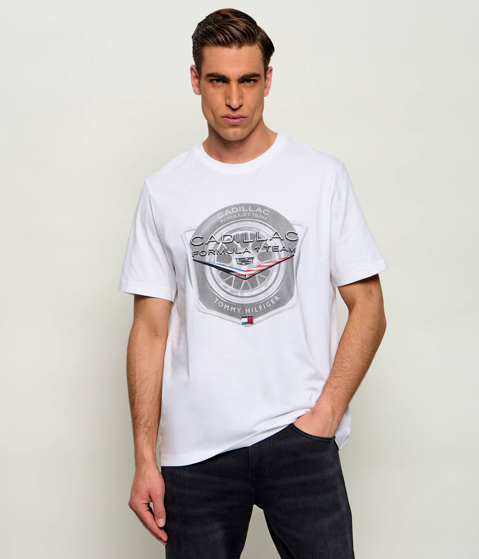 Tommy Hilfiger T-shirt TYRE GRAPHIC Tommy Hilfiger x Cadillac Formula 1 Team Regular Fit