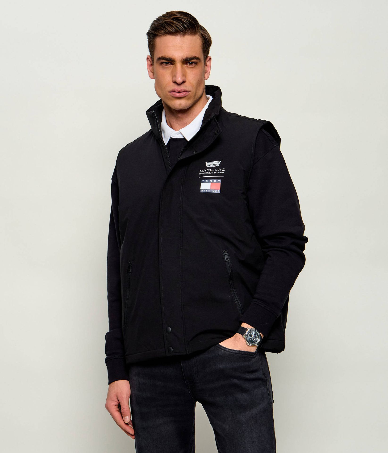 Tommy Hilfiger Bezrękawnik Tommy Hilfiger x Cadillac Formula 1 Team Regular Fit