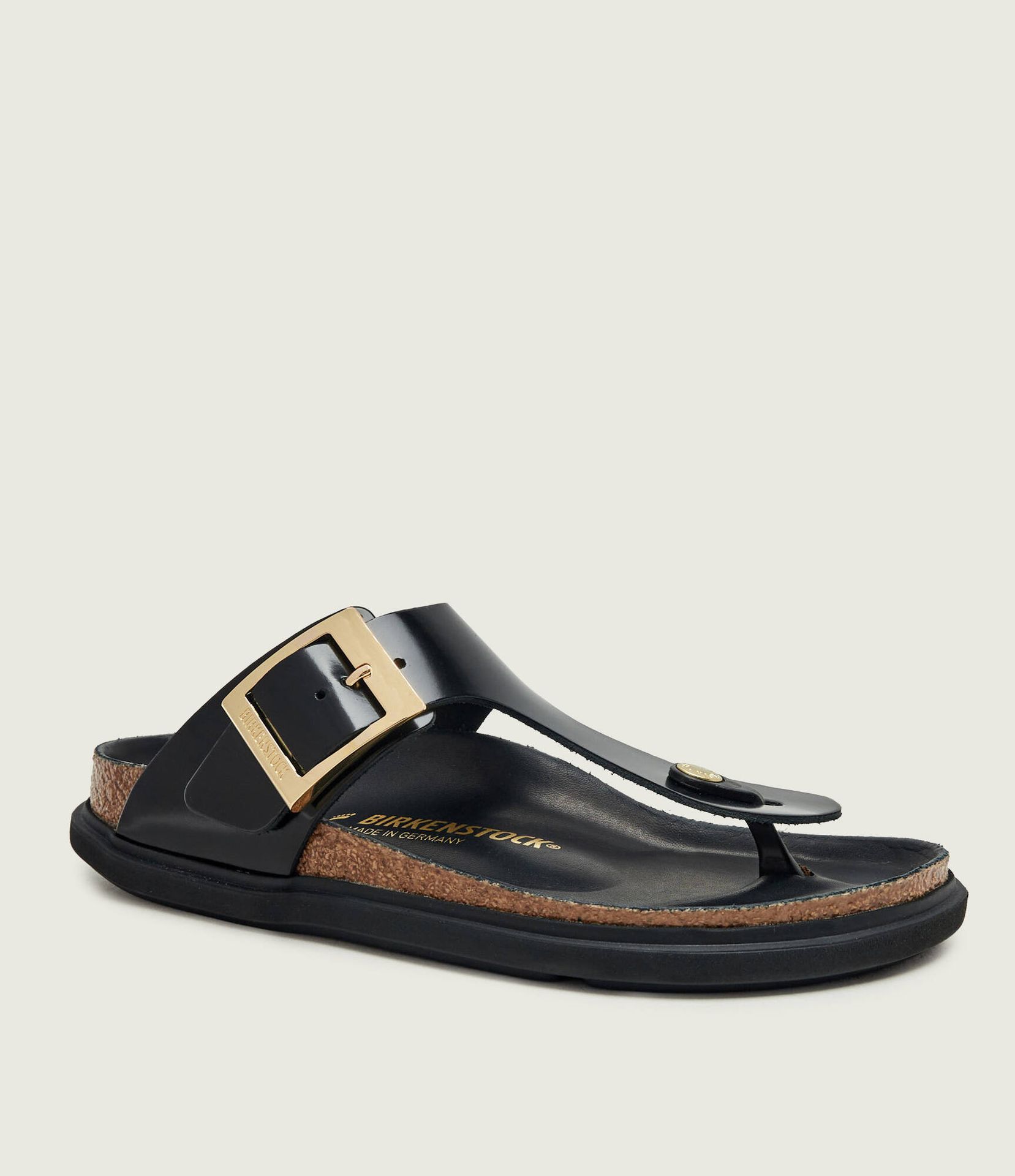 Birkenstock Skórzane japonki Gizeh narrow fit