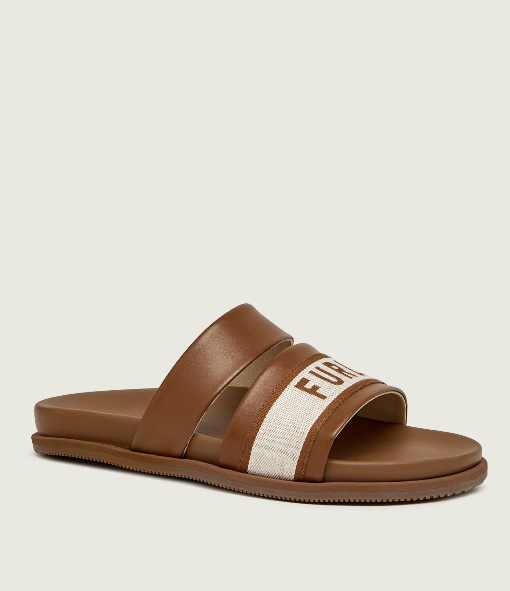 Furla Skórzane klapki FURLA TIDE