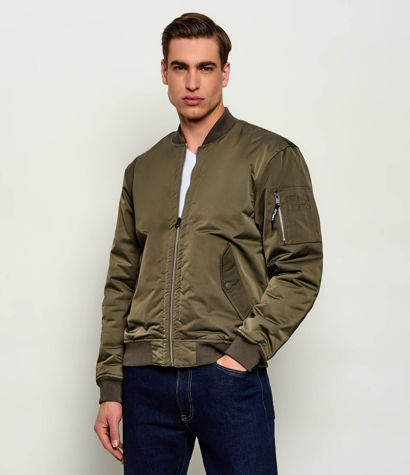 Replay Kurtka bomber POLY Regular Fit