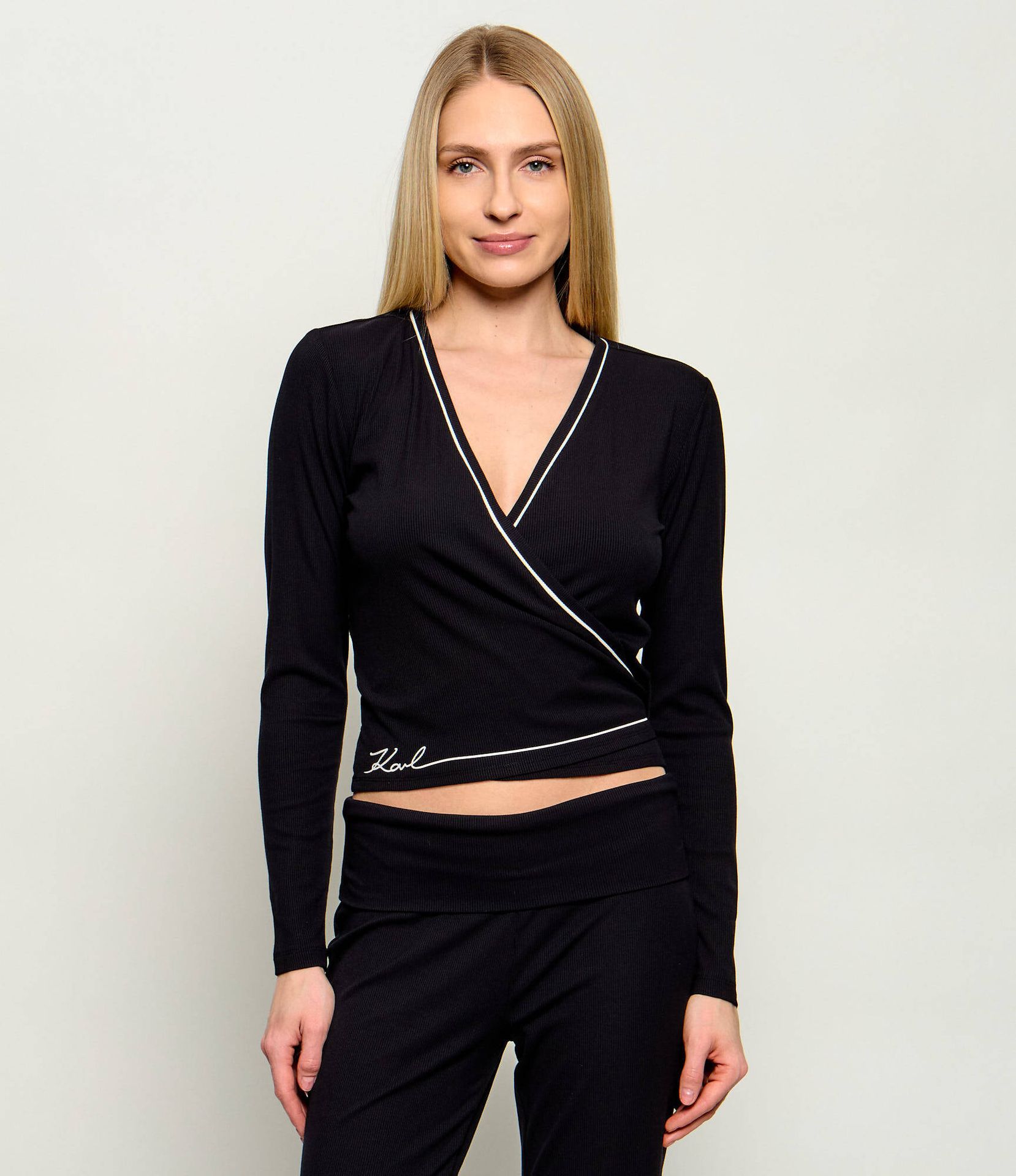 Karl Lagerfeld Jeans Bluzka Cropped Fit