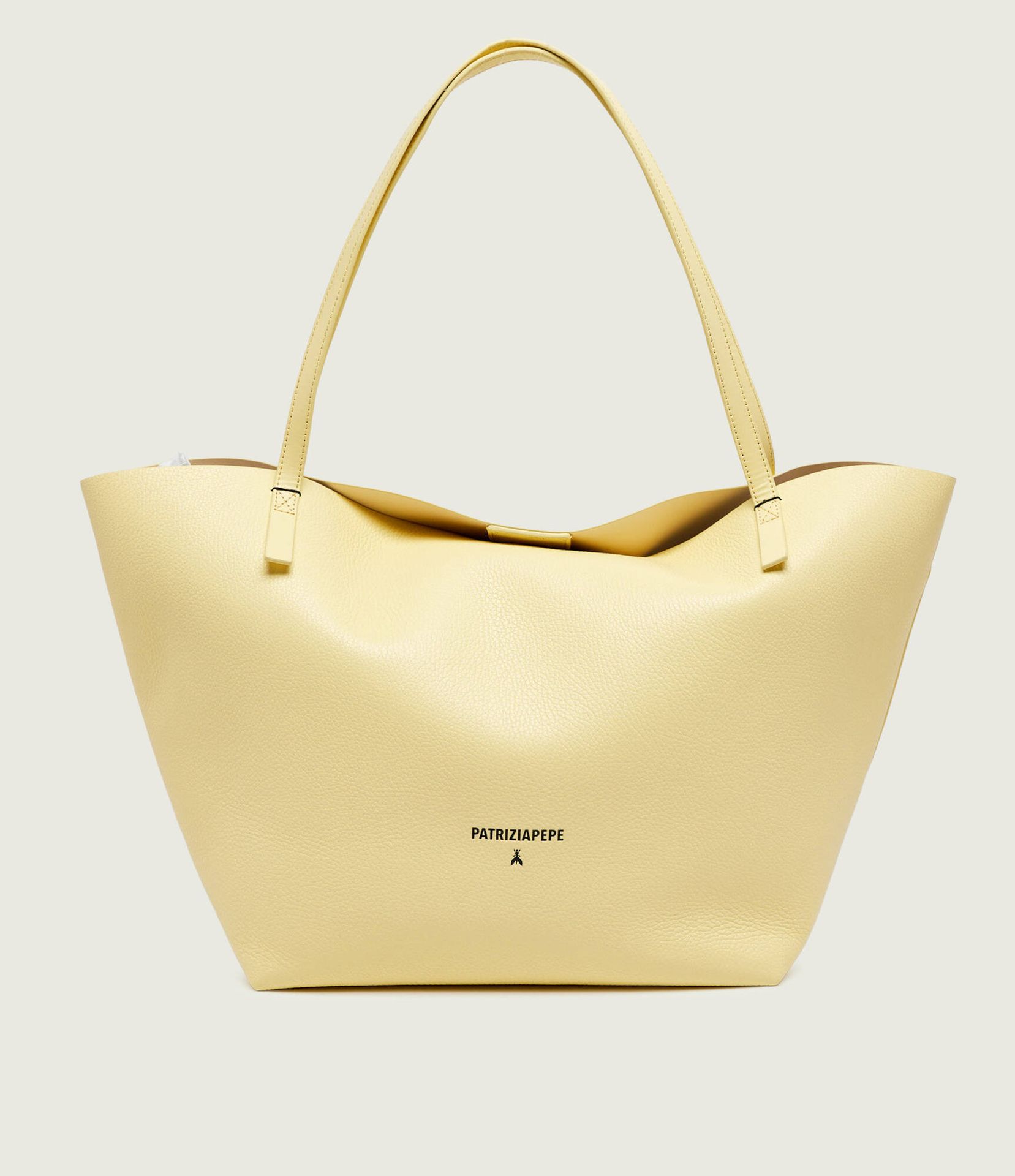 Patrizia Pepe Skórzana shopperka + saszetka