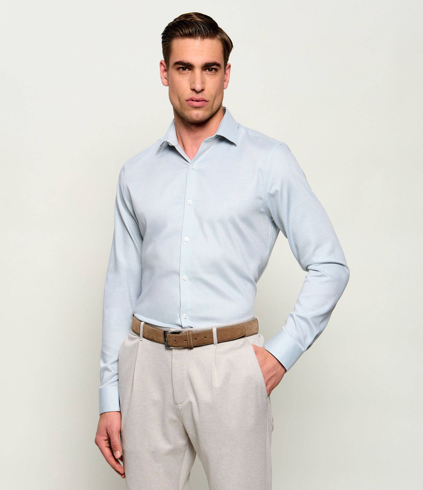 Calvin Klein Koszula Slim Fit stretch