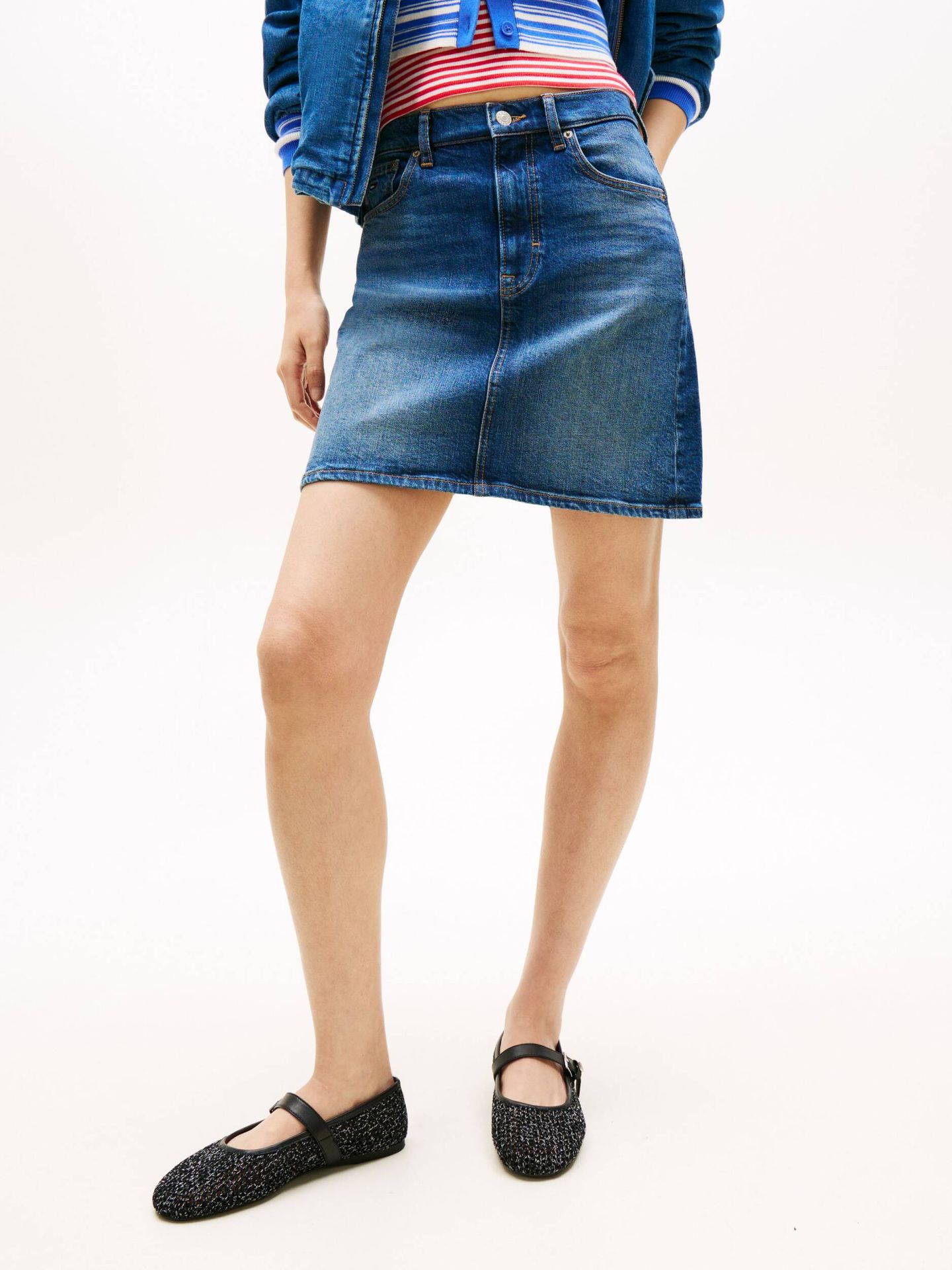 Tommy Jeans Jeansowa spódnica