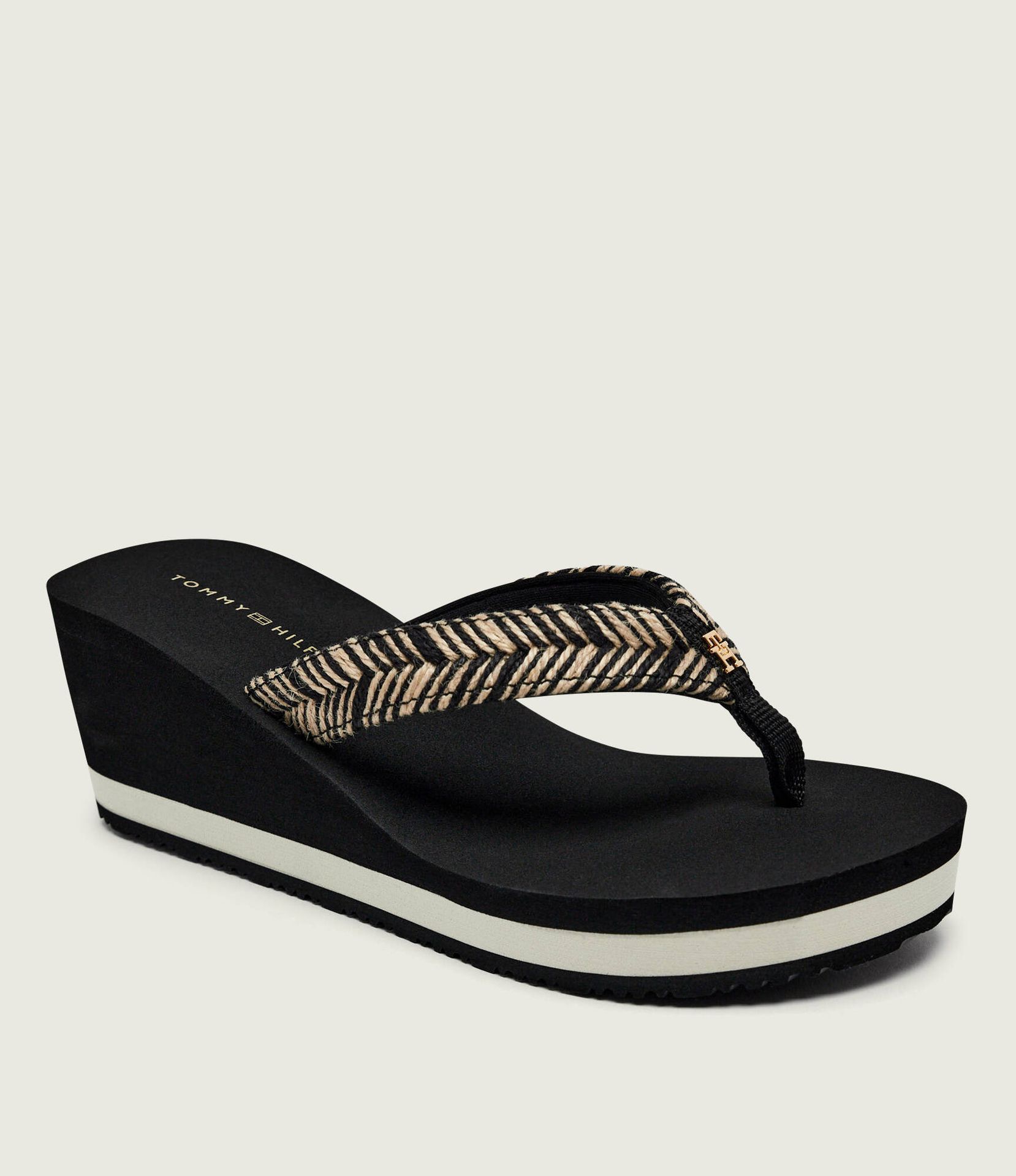 Tommy Hilfiger Japonki SUMMER z dodatkiem lnu