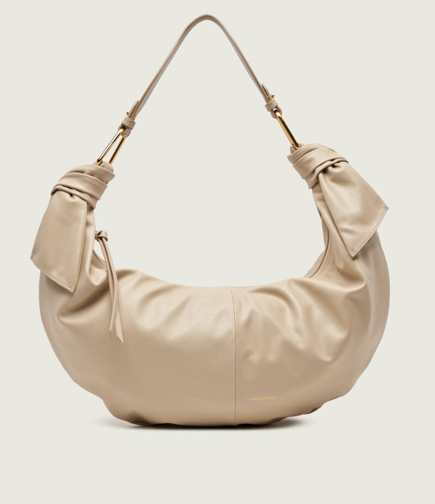 Coccinelle Skórzane hobo FUROSHIKI