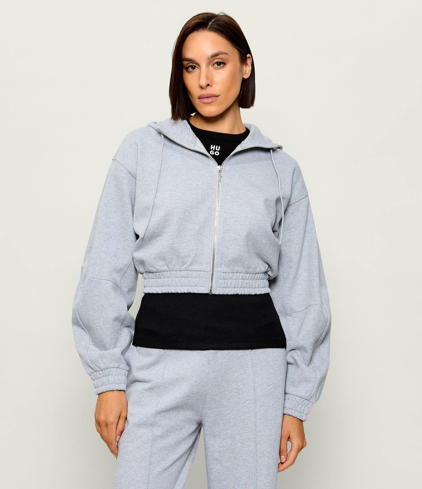 Hugo Blue Bluza Dolpie_B Cropped Fit