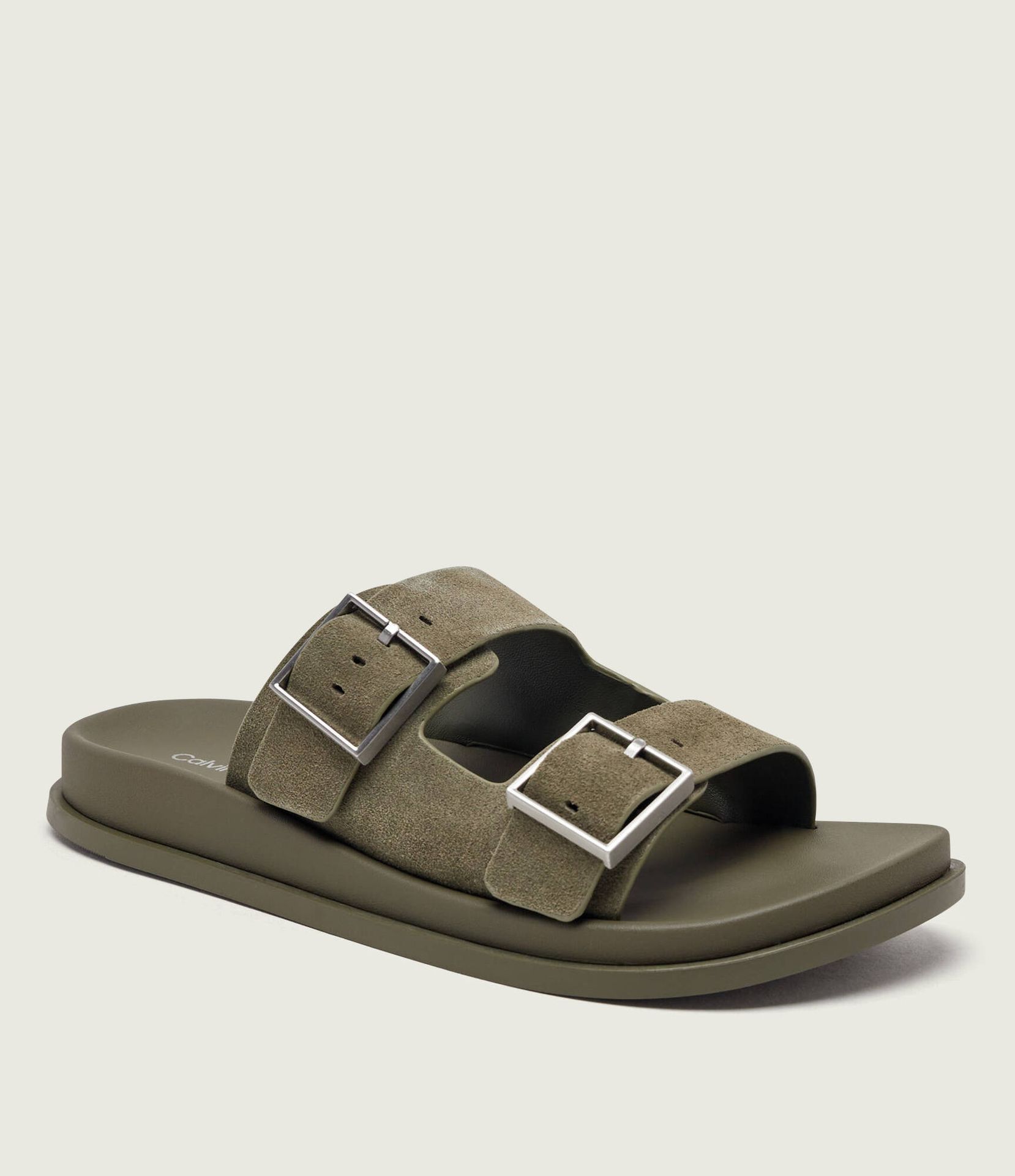Calvin Klein Klapki zamsz