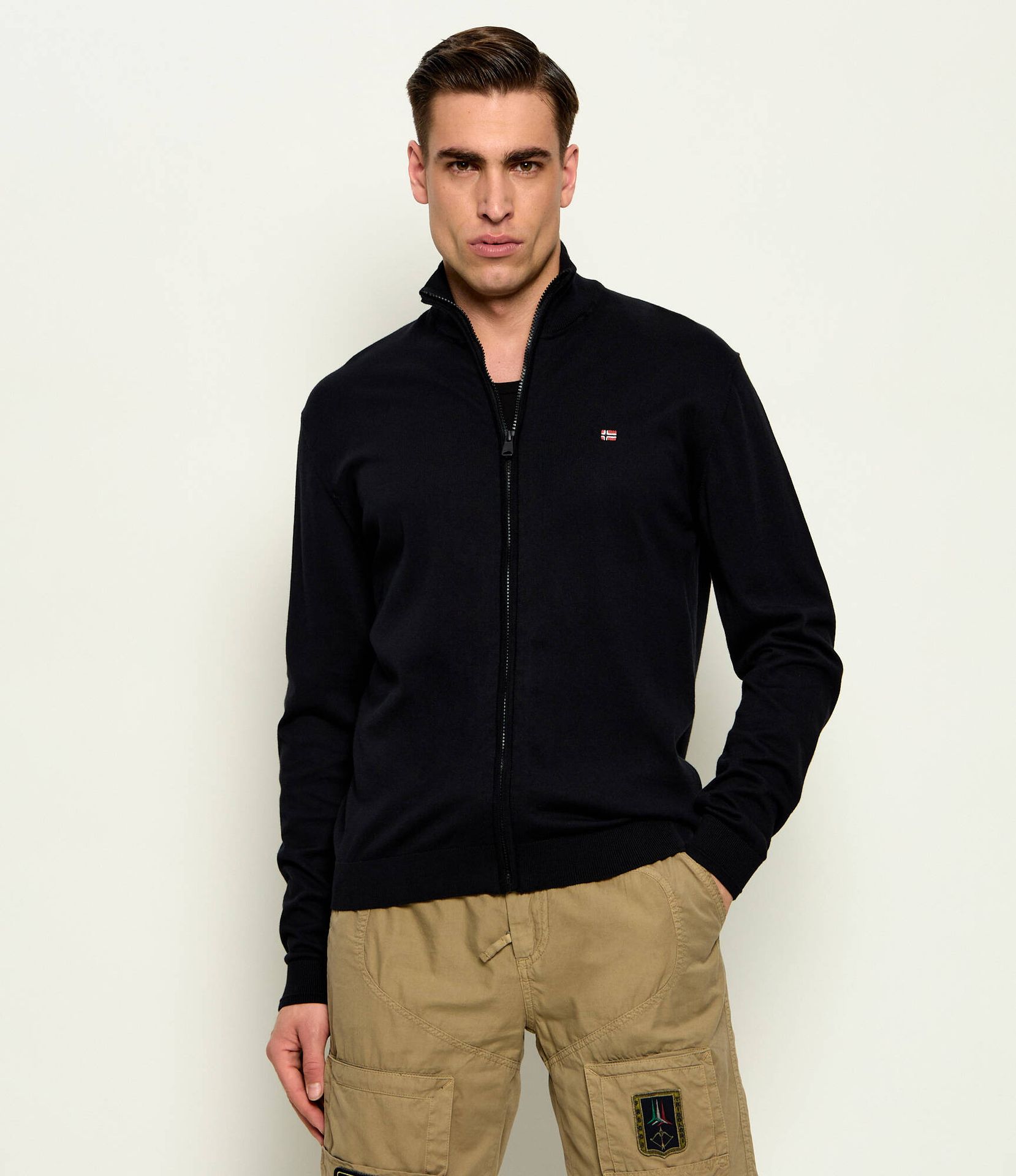 Napapijri Sweter DECATUR 2.0 FZ Relaxed fit