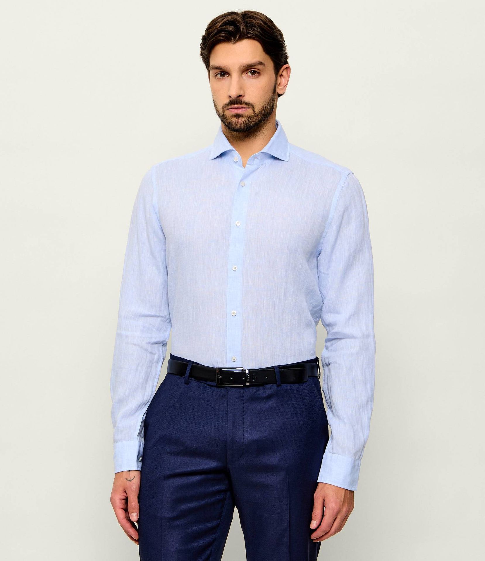 Joop! Lniana koszula Pai Slim Fit