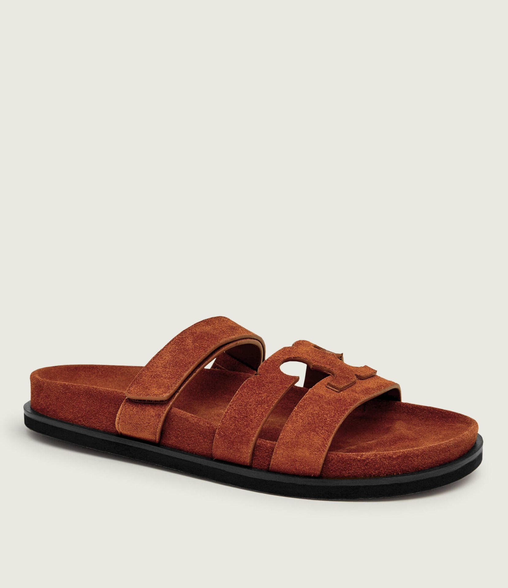 TORY BURCH Klapki INES zamsz