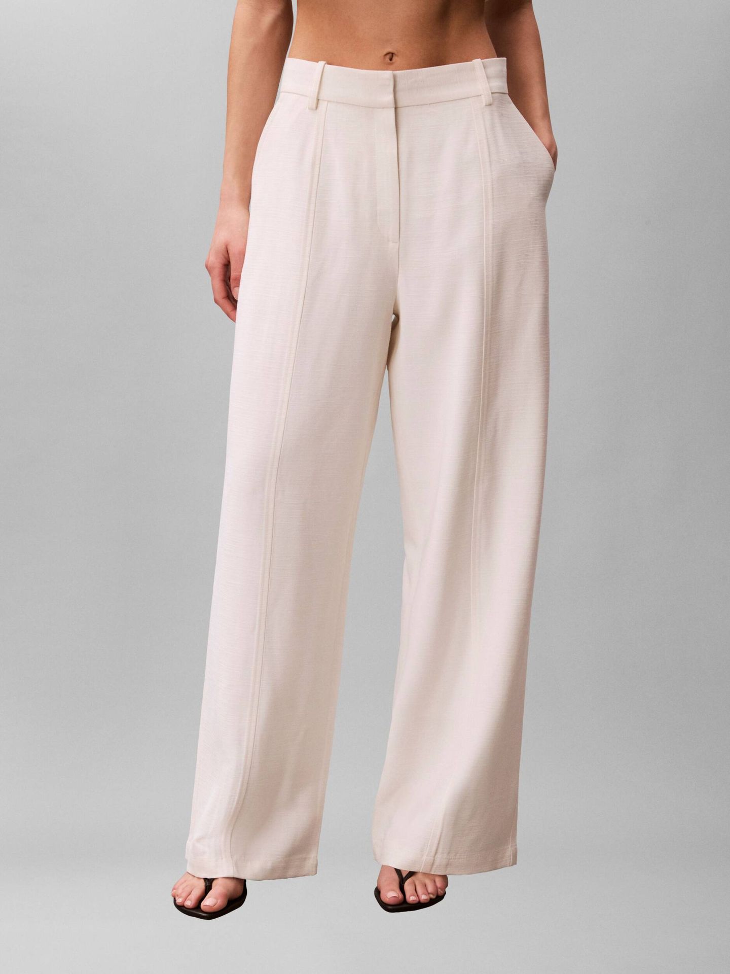Calvin Klein Spodnie Straight fit