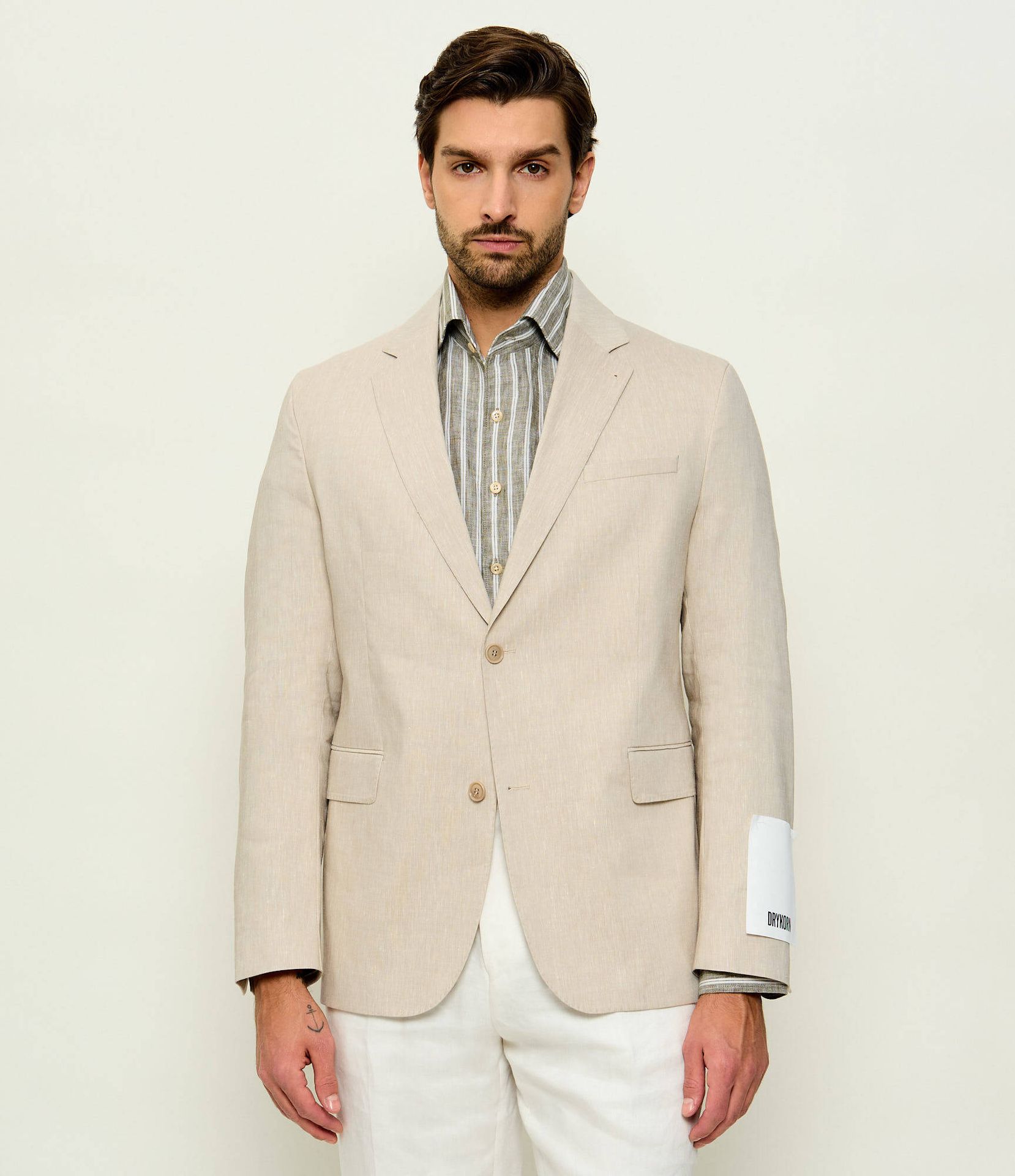 Drykorn Lniana marynarka YAMES Regular Fit