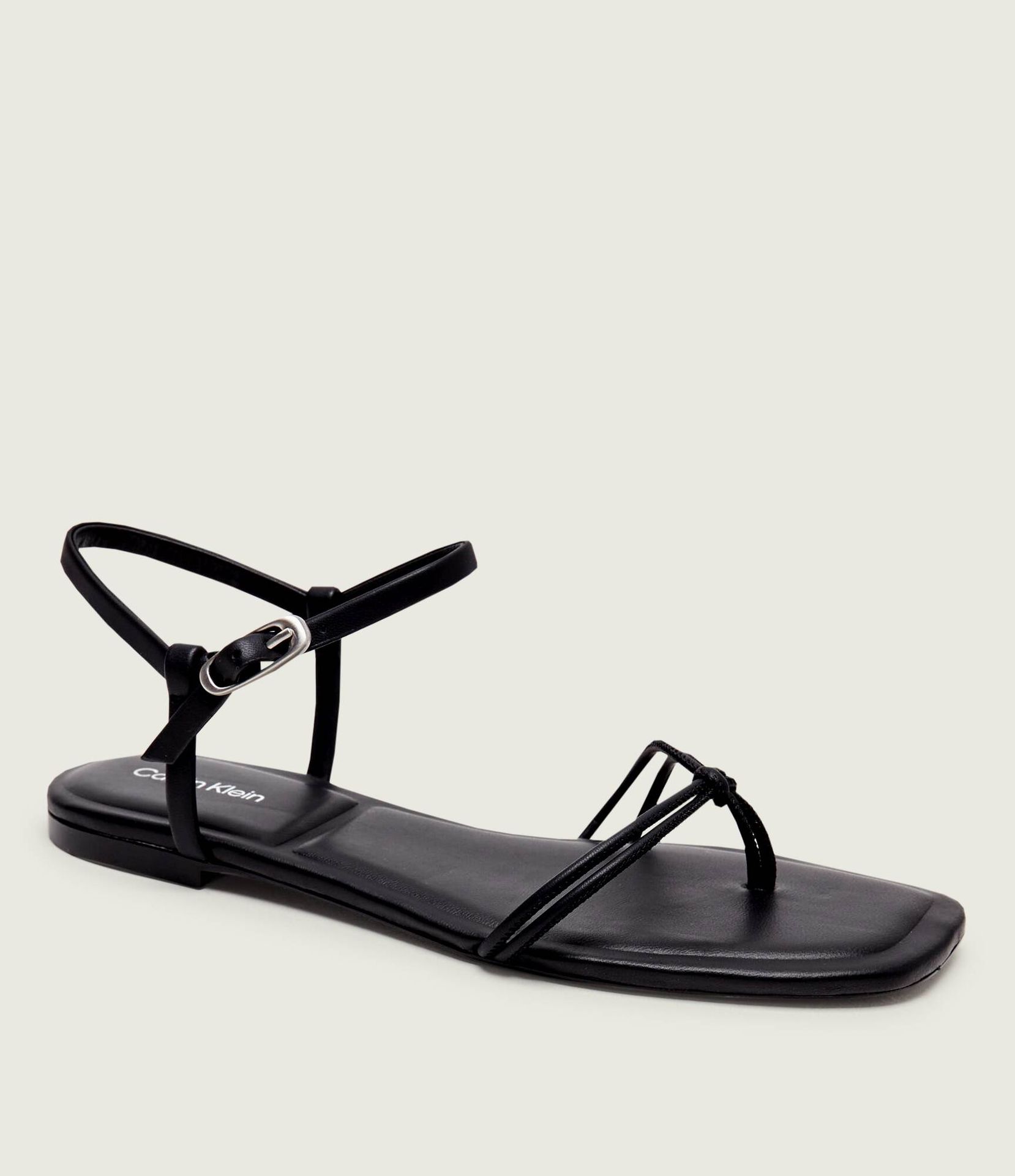 Calvin Klein Sandały z dodatkiem skóry