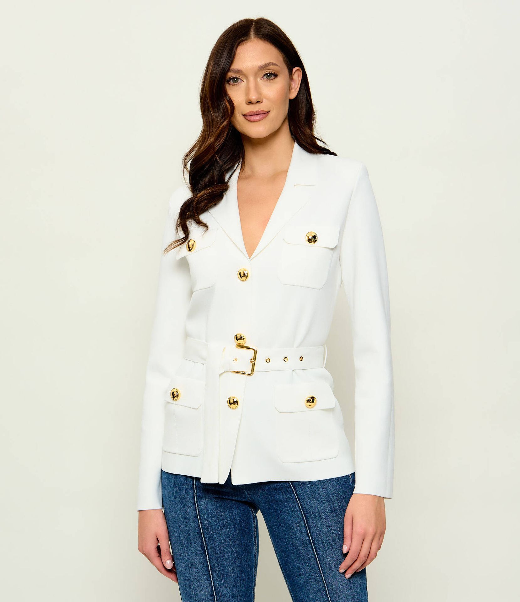 Elisabetta Franchi Żakiet Slim Fit