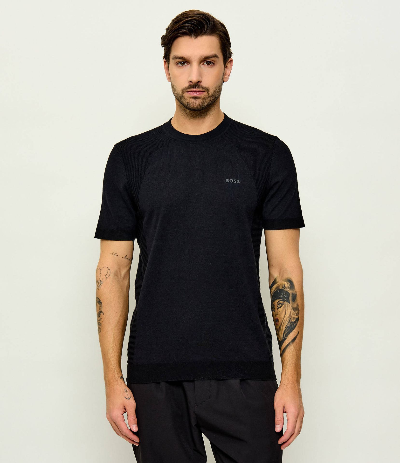 BOSS GREEN Sweter KN_Momentum-Lite TS Regular Fit