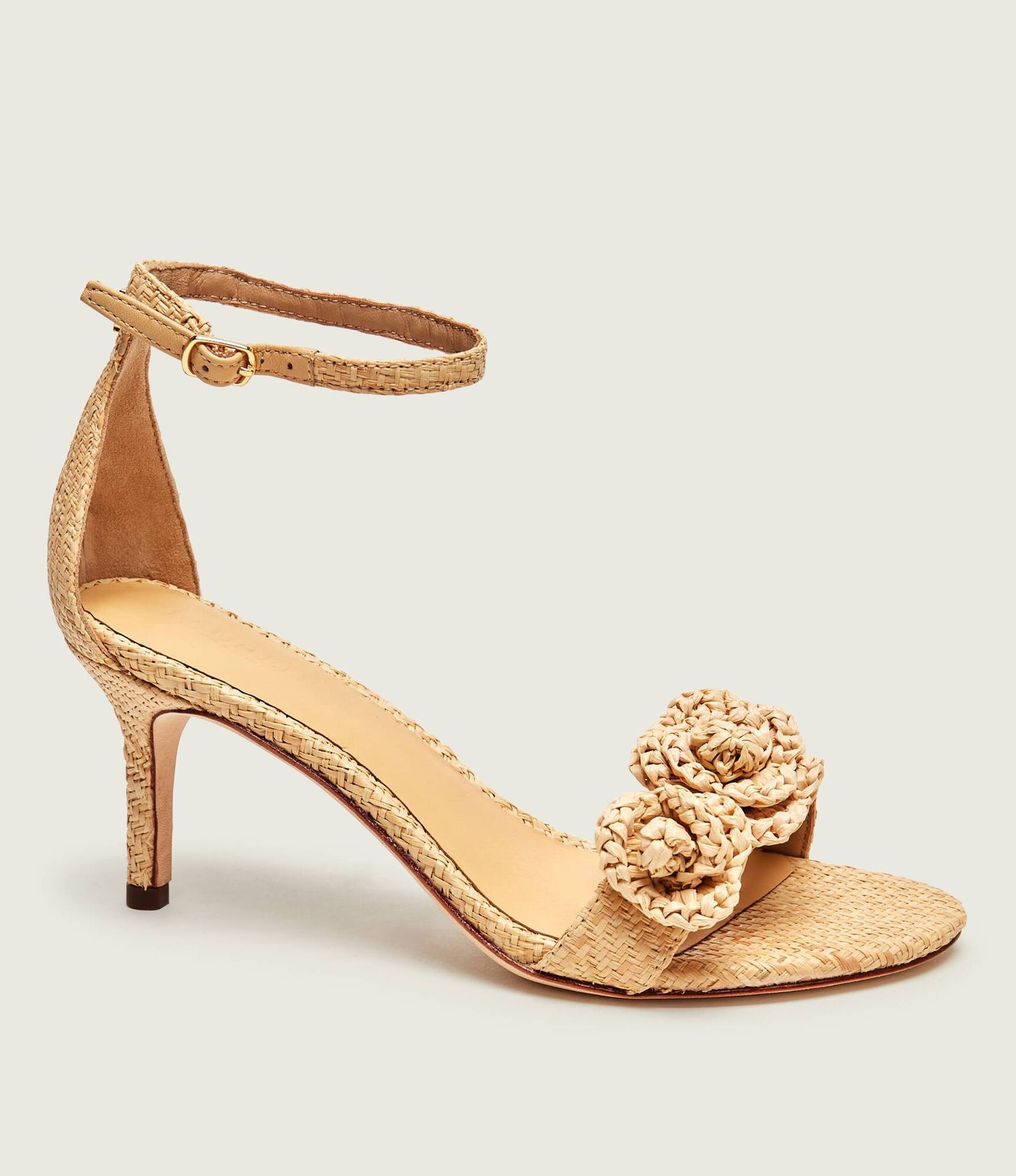 LAUREN RALPH LAUREN Sandały na szpilce ALLIE z dodatkiem skóry