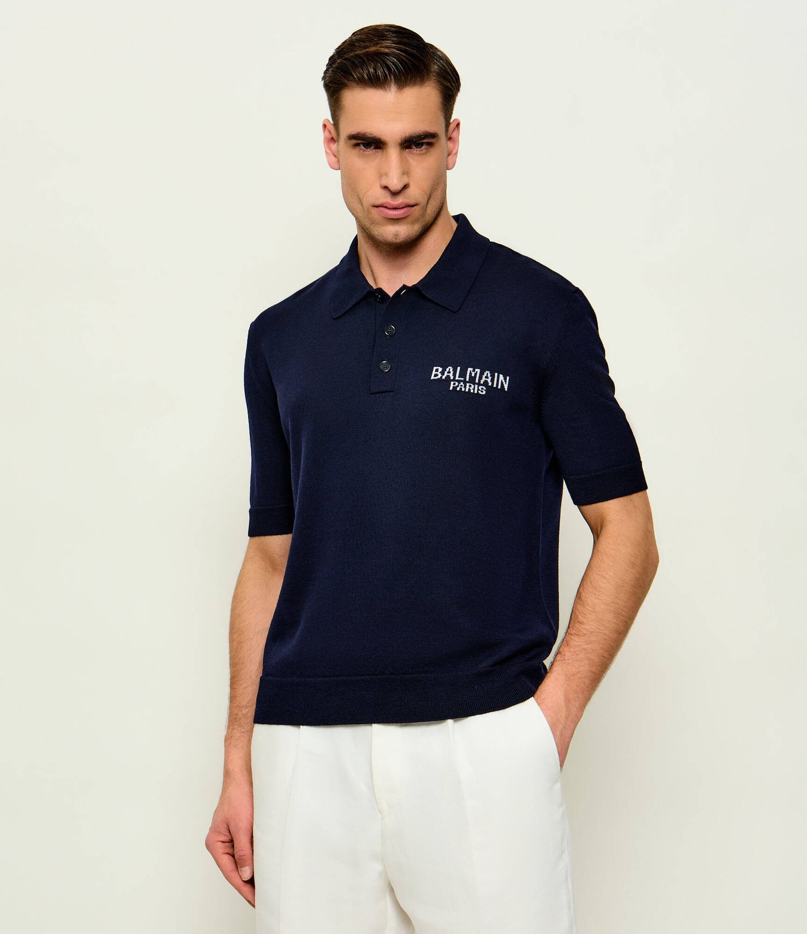 Balmain Wełniane polo Regular Fit