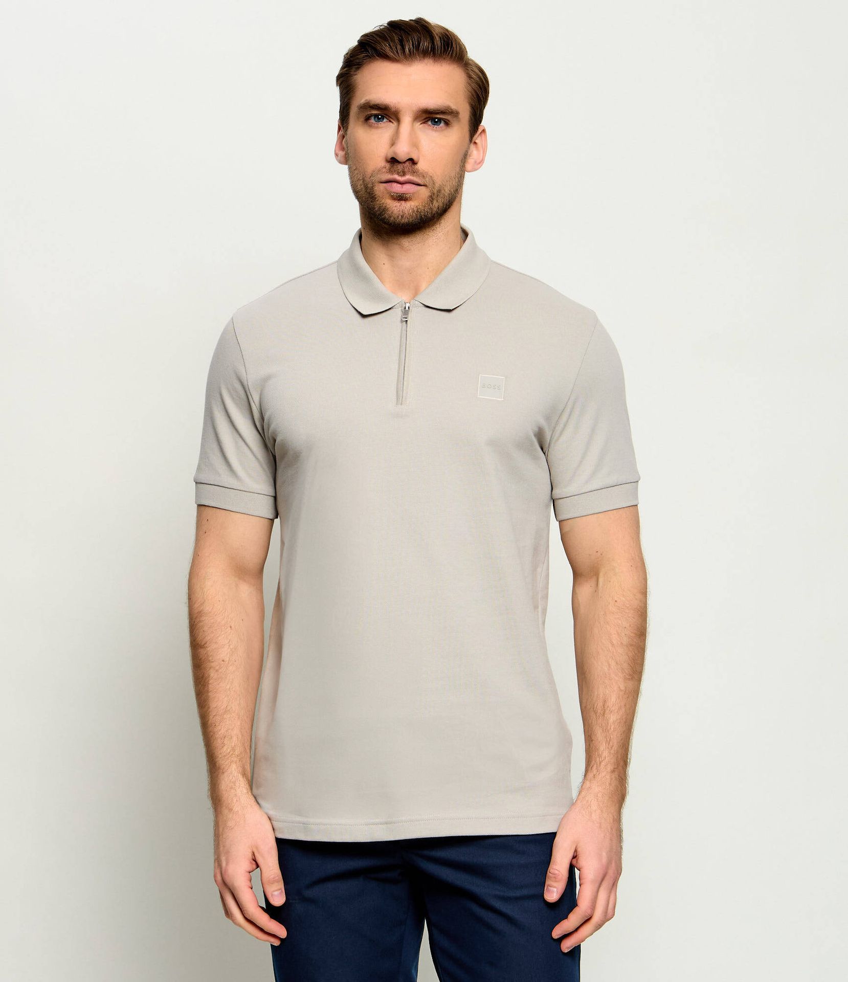 BOSS ORANGE Polo Passerzip Slim Fit