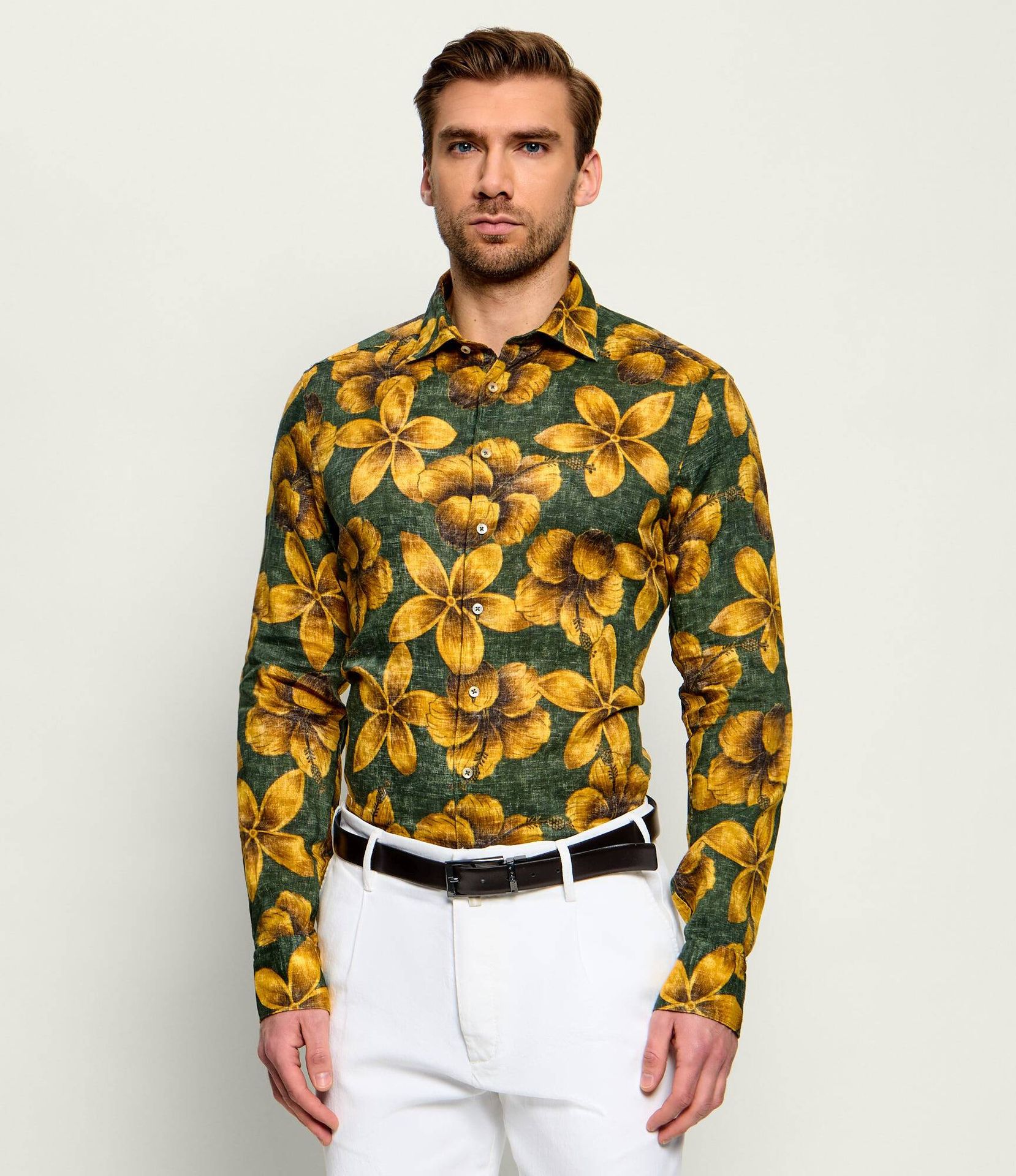 Stenströms Lniana koszula Slim Fit