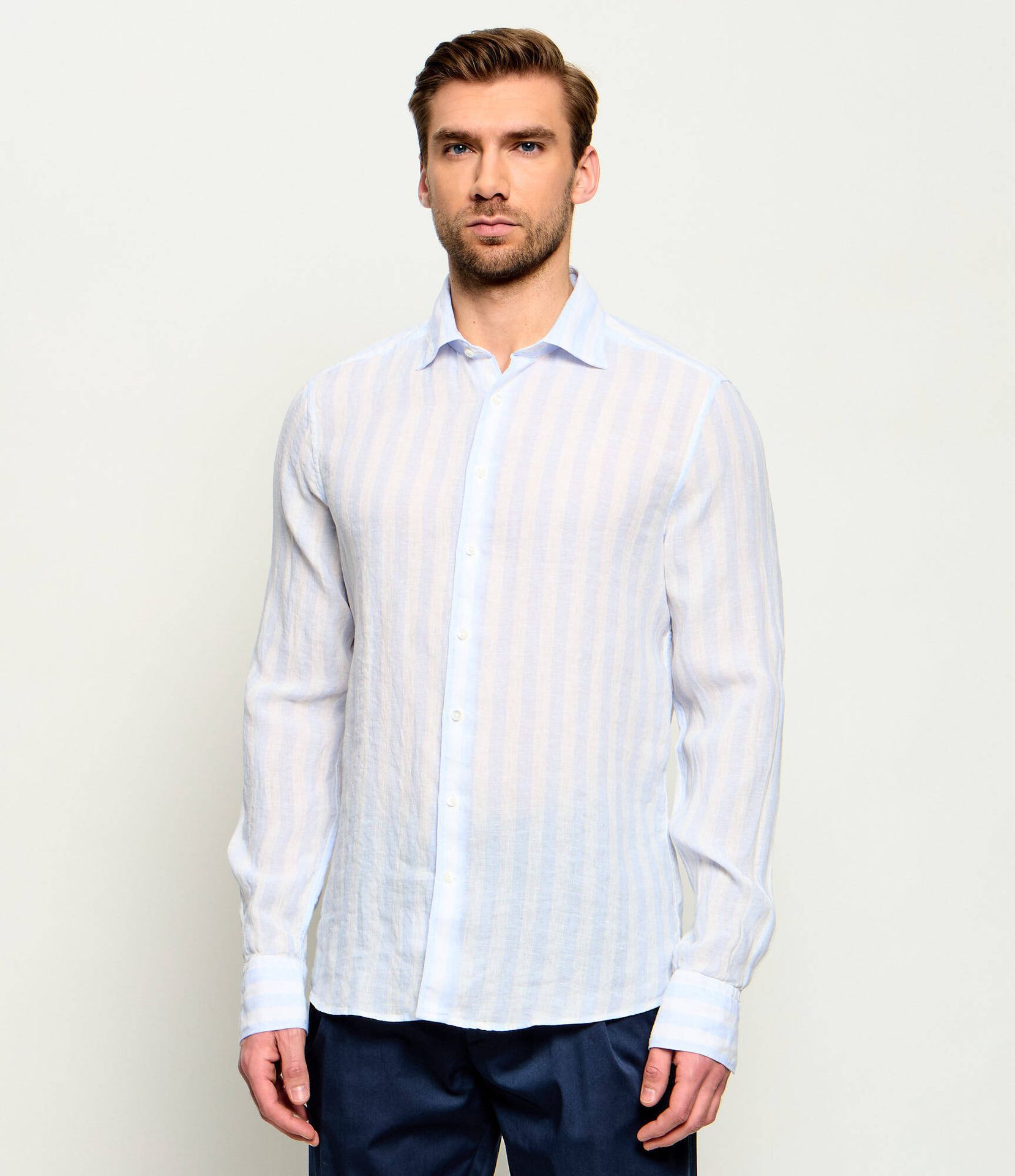 Stenströms Lniana koszula Slim Fit