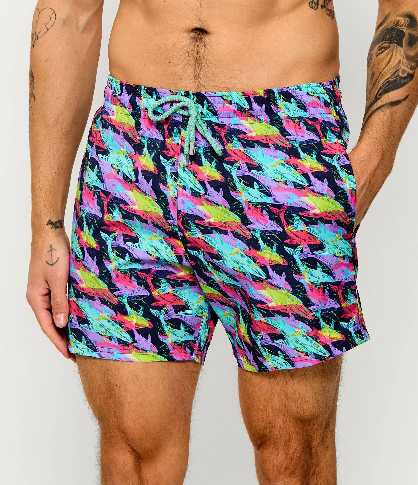 Vilebrequin Szorty kąpielowe MOORISE Regular Fit