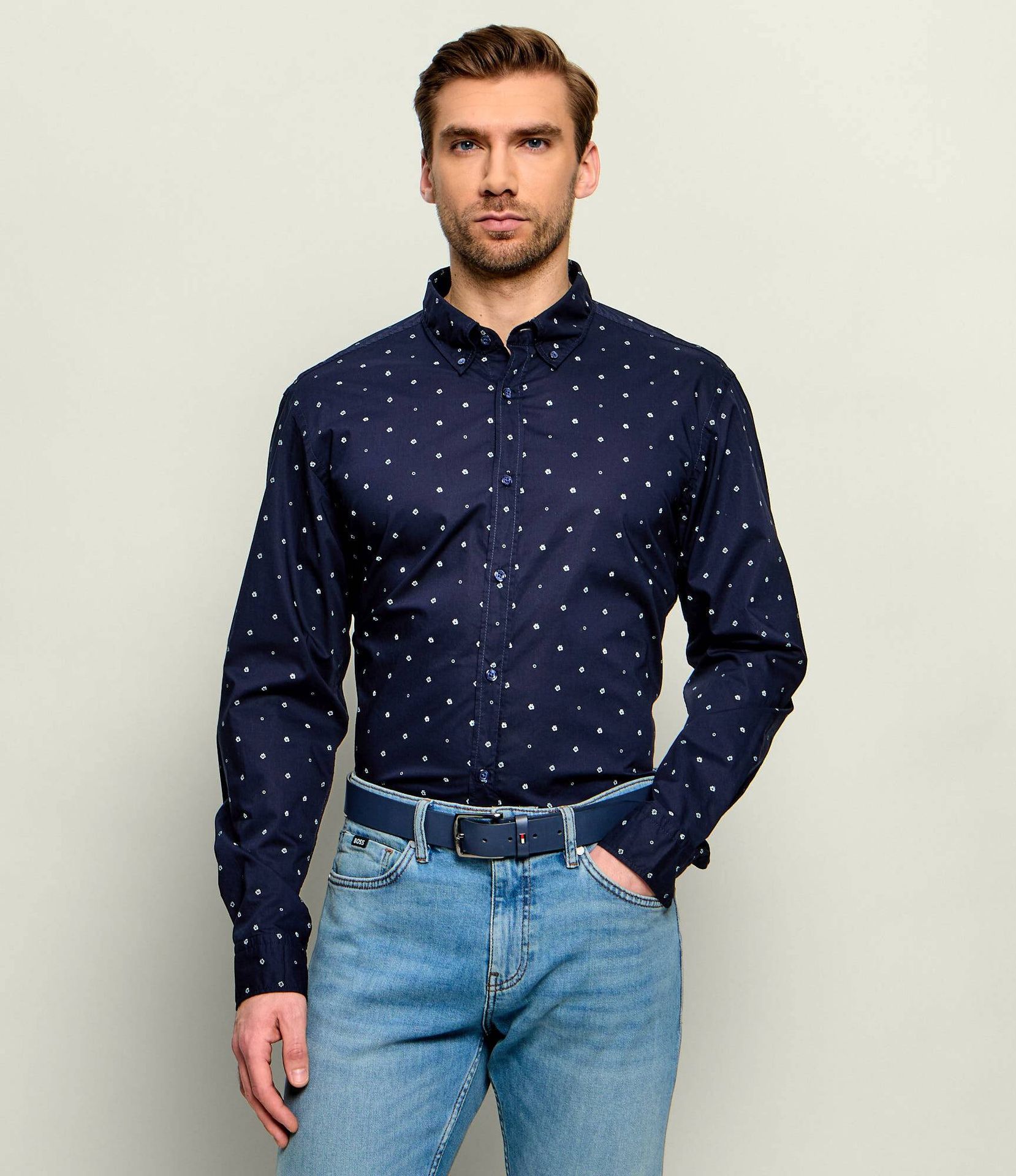 BOSS ORANGE Koszula Rickert_M Regular Fit