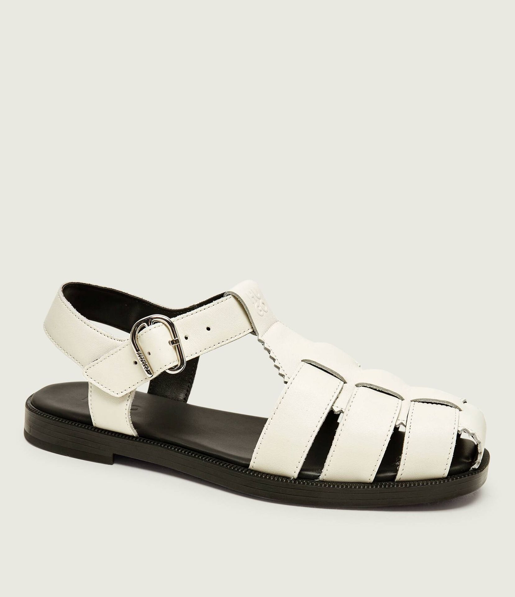 HUGO Skórzane sandały Liora_Sandal_clt