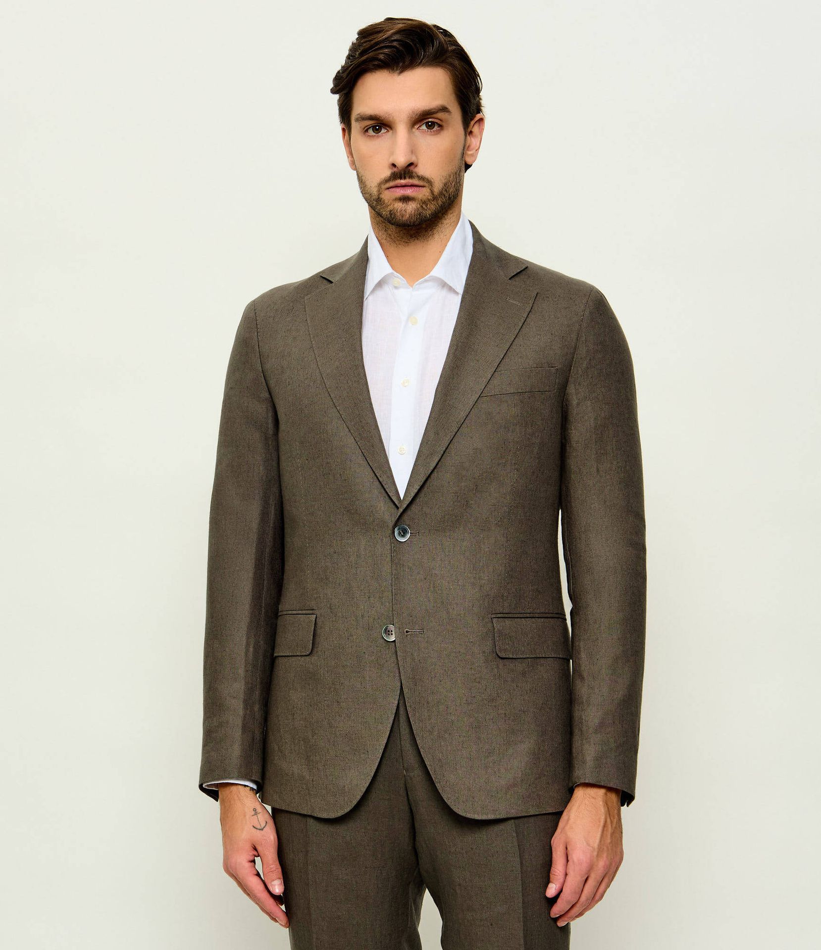 Oscar Jacobson Lniana marynarka Fogerty Regular Fit