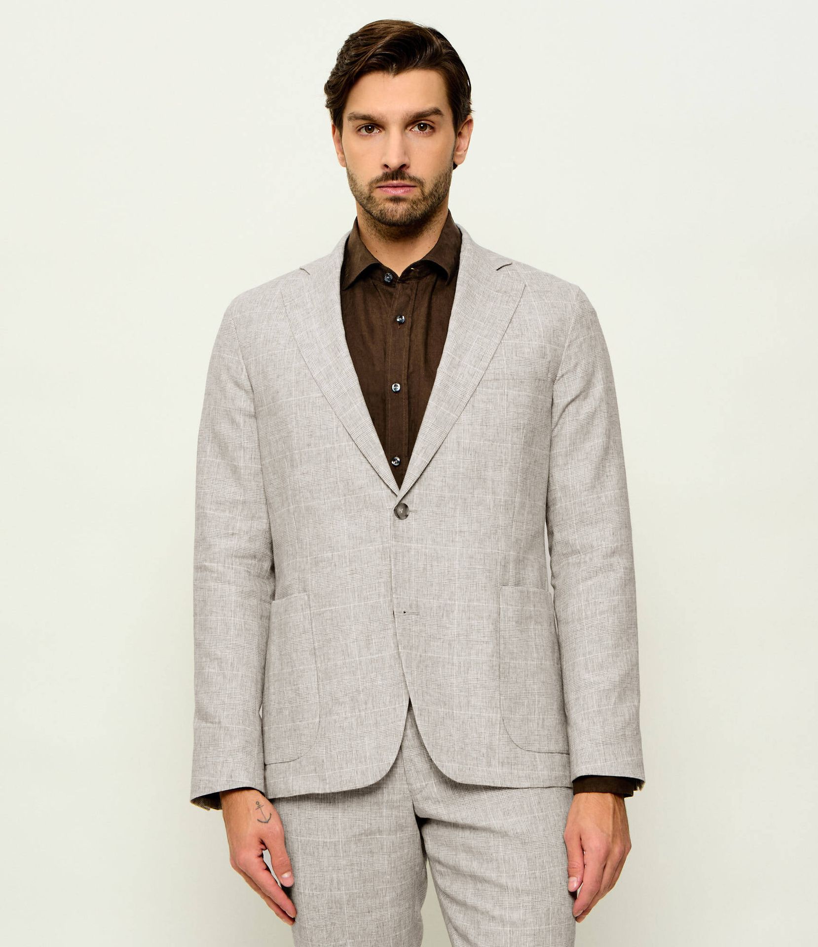 Oscar Jacobson Lniana marynarka Ferry Regular Fit