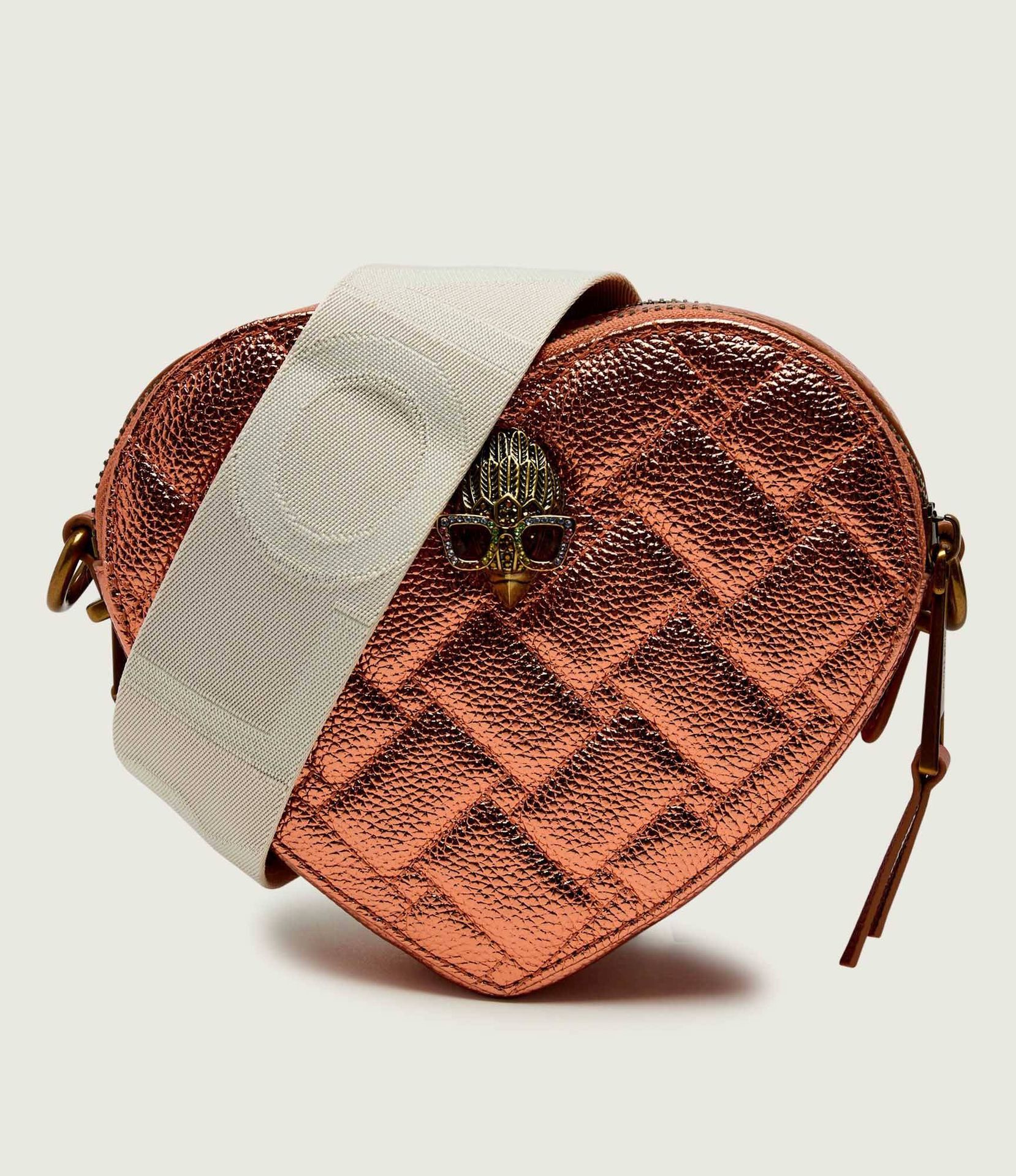 Kurt Geiger Skórzana listonoszka KENSINGTON HEART