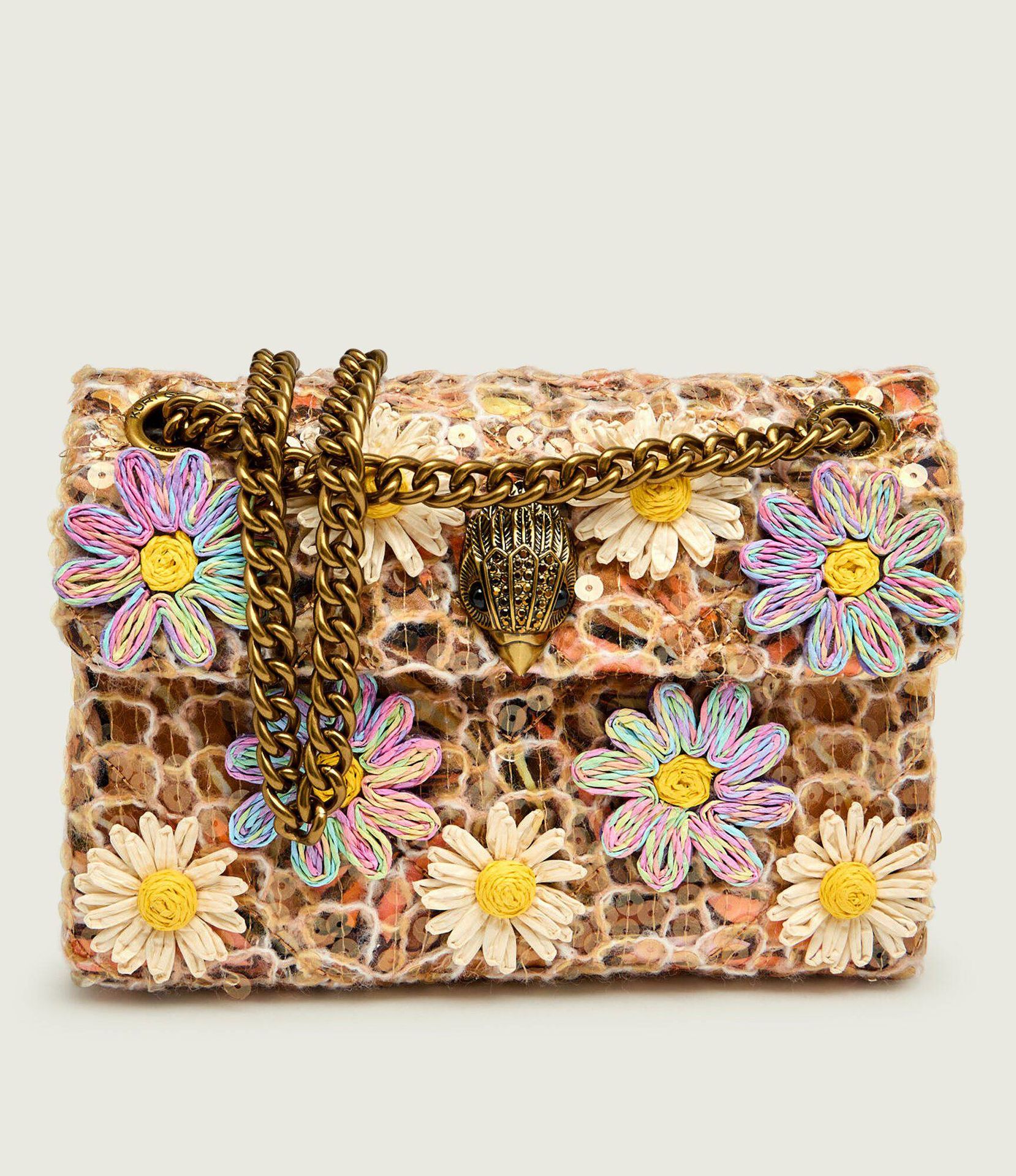 Kurt Geiger Torebka na ramię MINI KENSINGTON FLOWERS