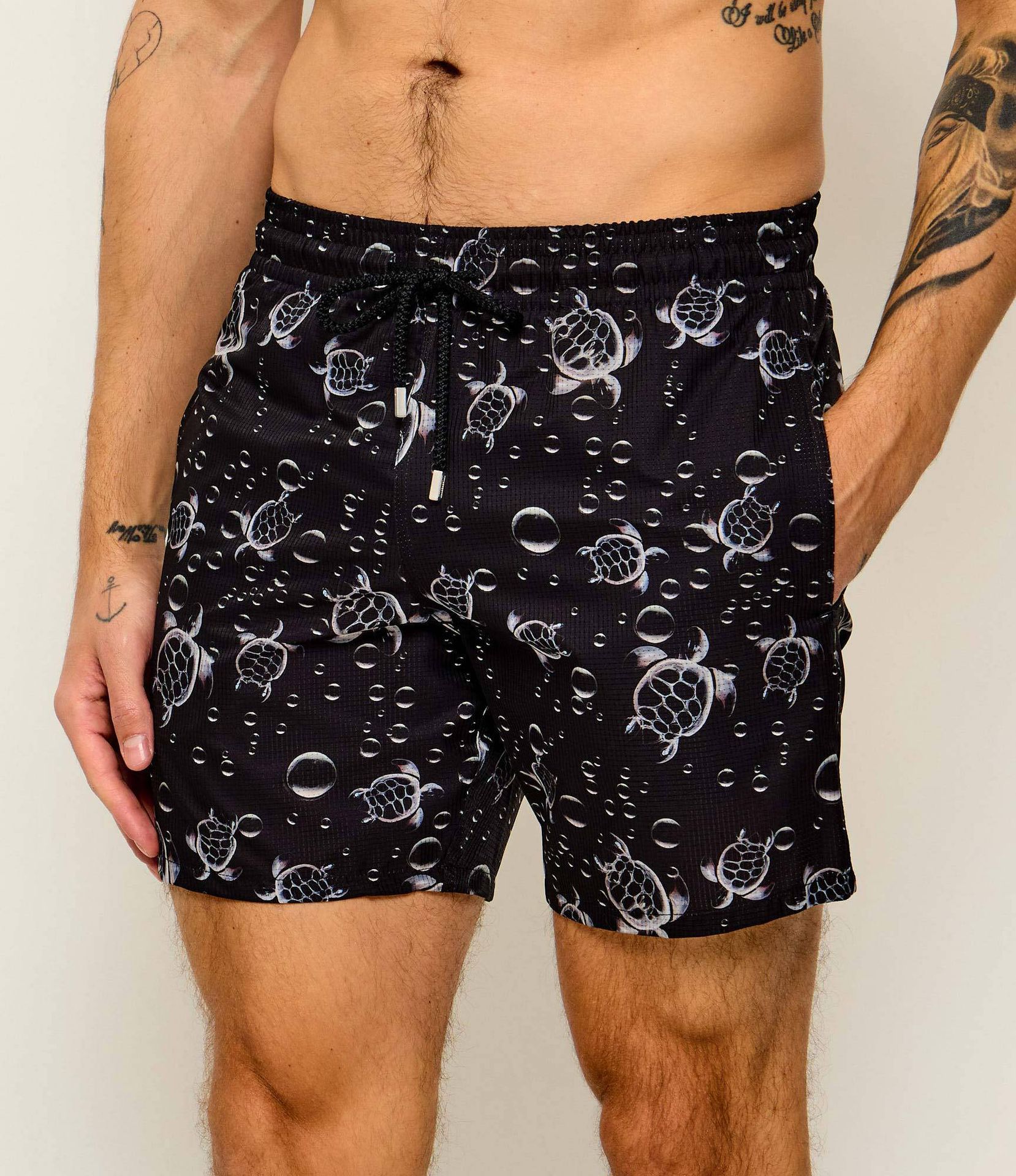 Vilebrequin Szorty kąpielowe Bubble Turtles 3D Regular Fit