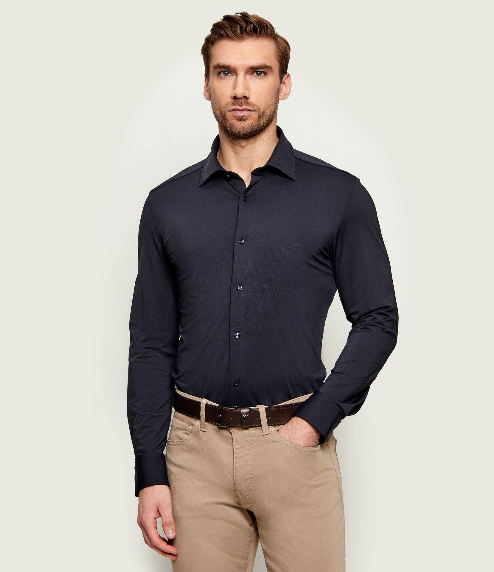 BOSS BLACK Koszula P-HANK-K-261 Slim Fit stretch