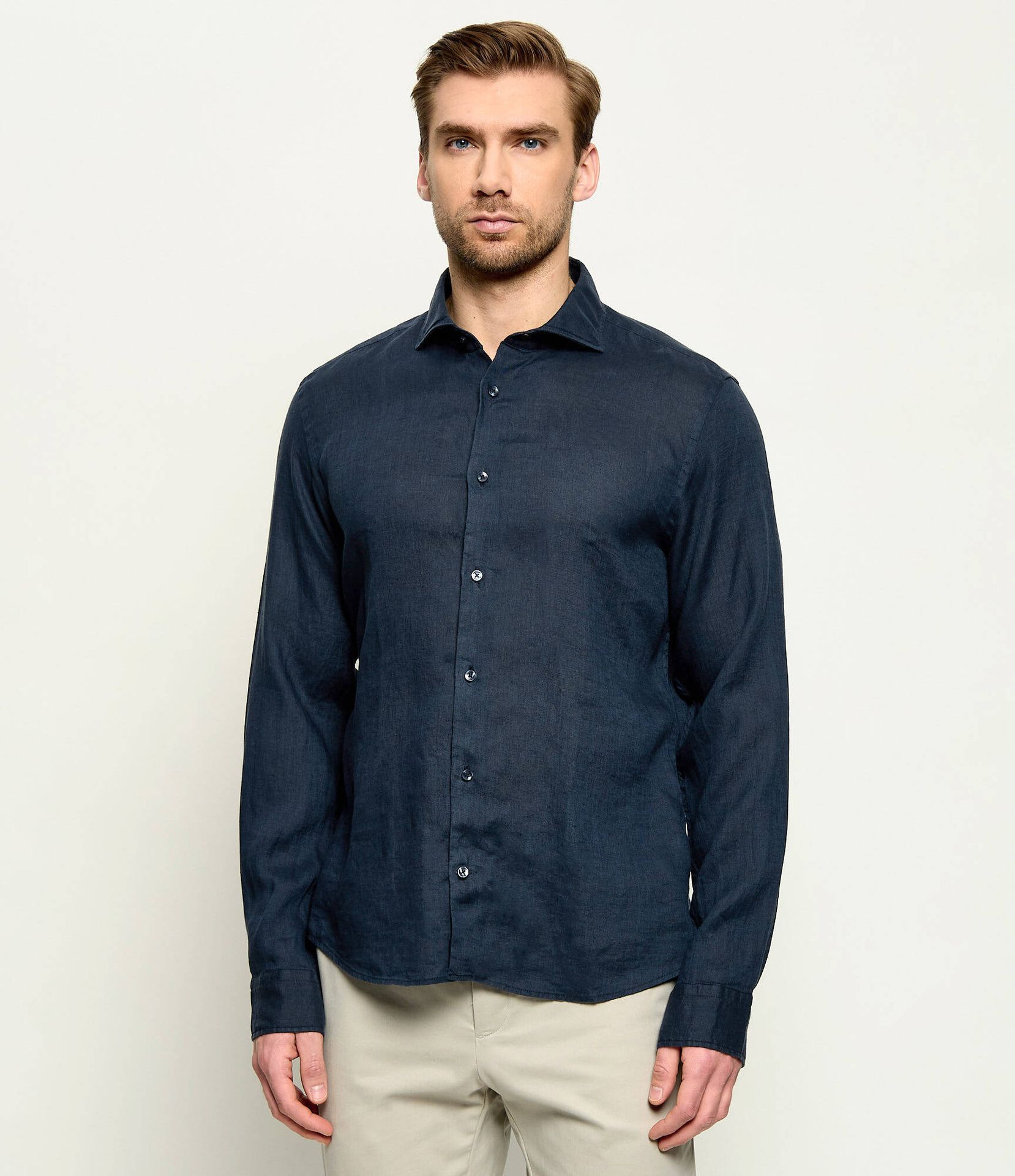 Joop! Lniana koszula Pai Slim Fit