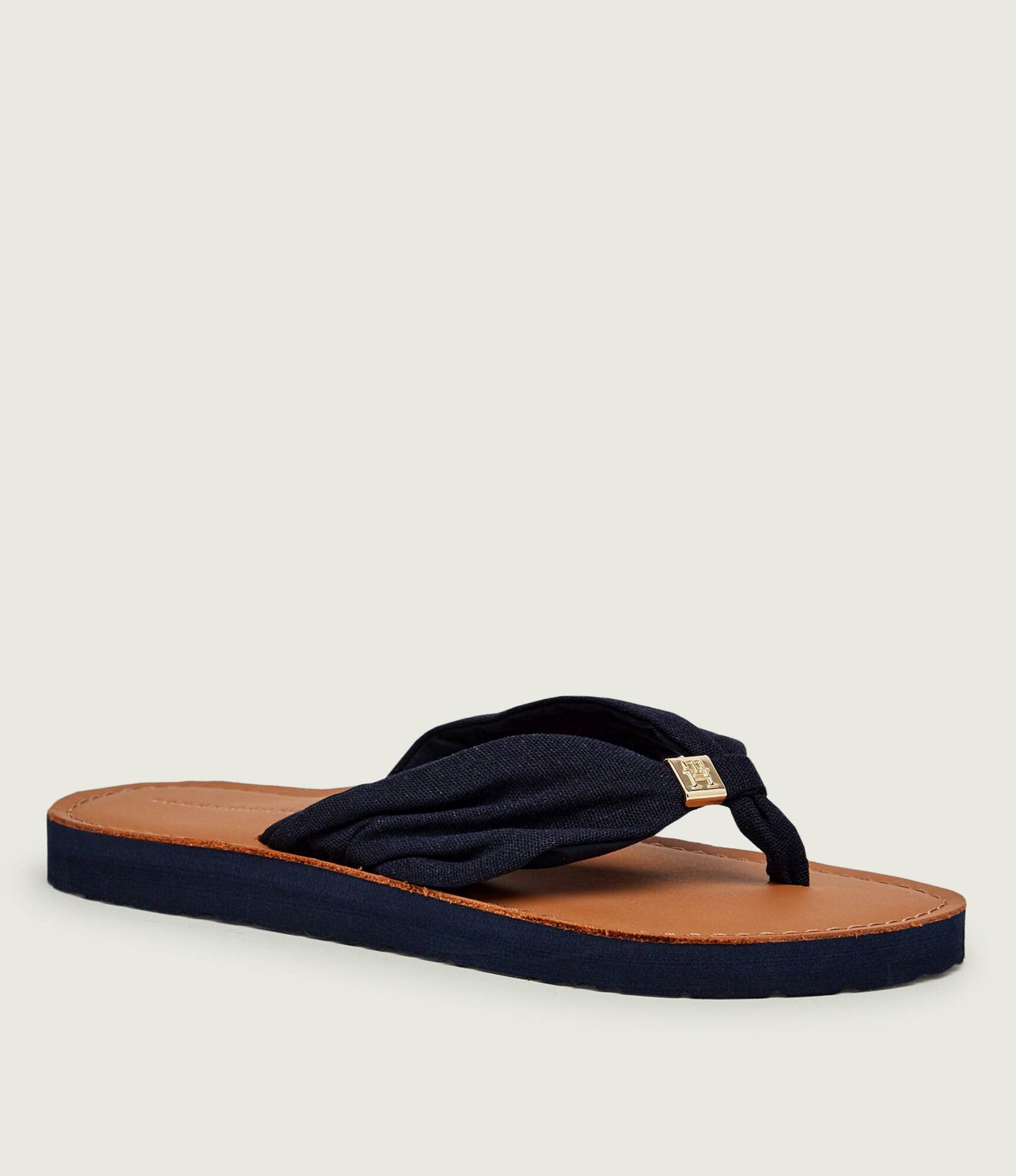 Tommy Hilfiger Japonki z dodatkiem skóry