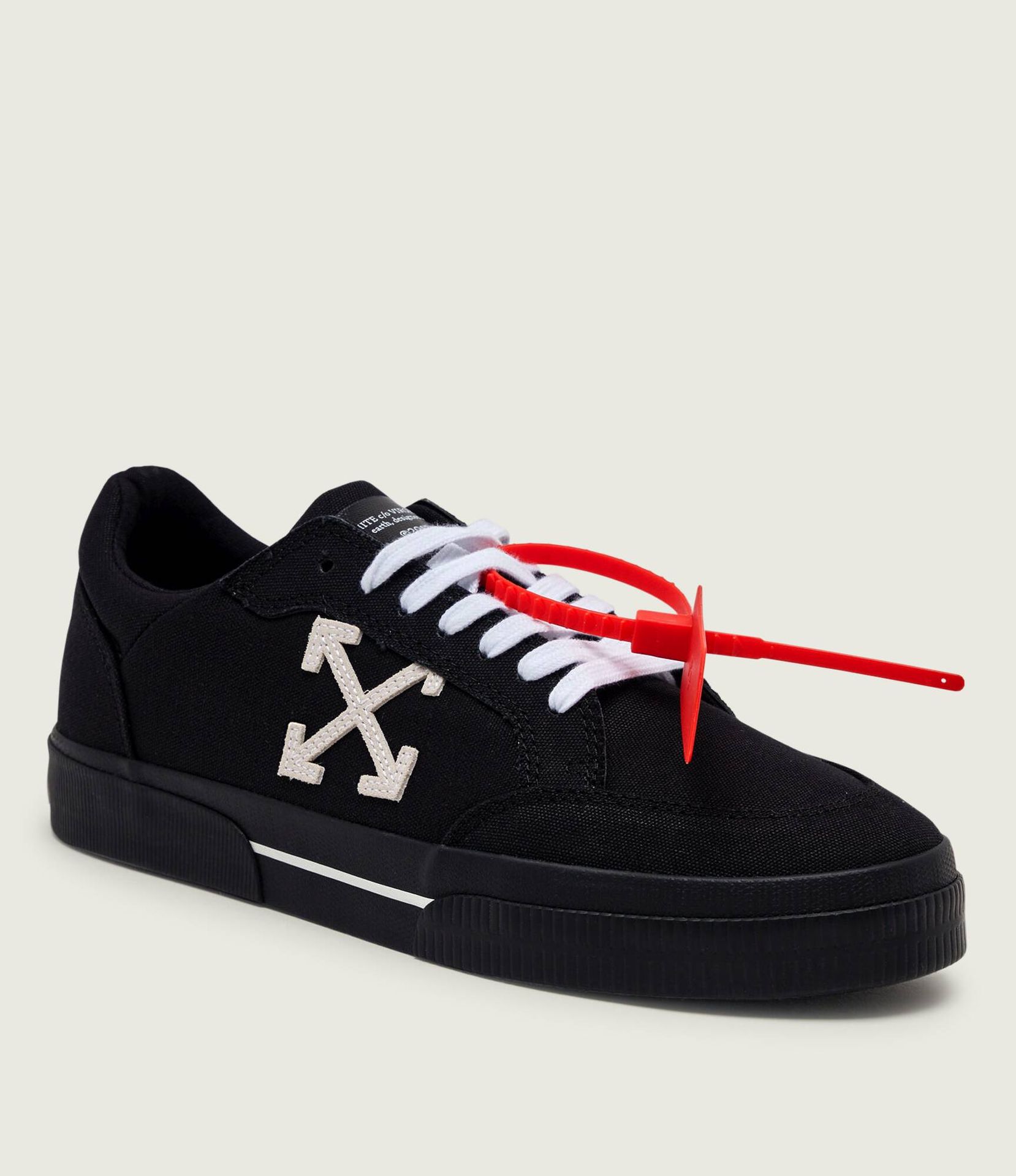 OFF-WHITE Tenisówki M-VULC LOW z dodatkiem skóry